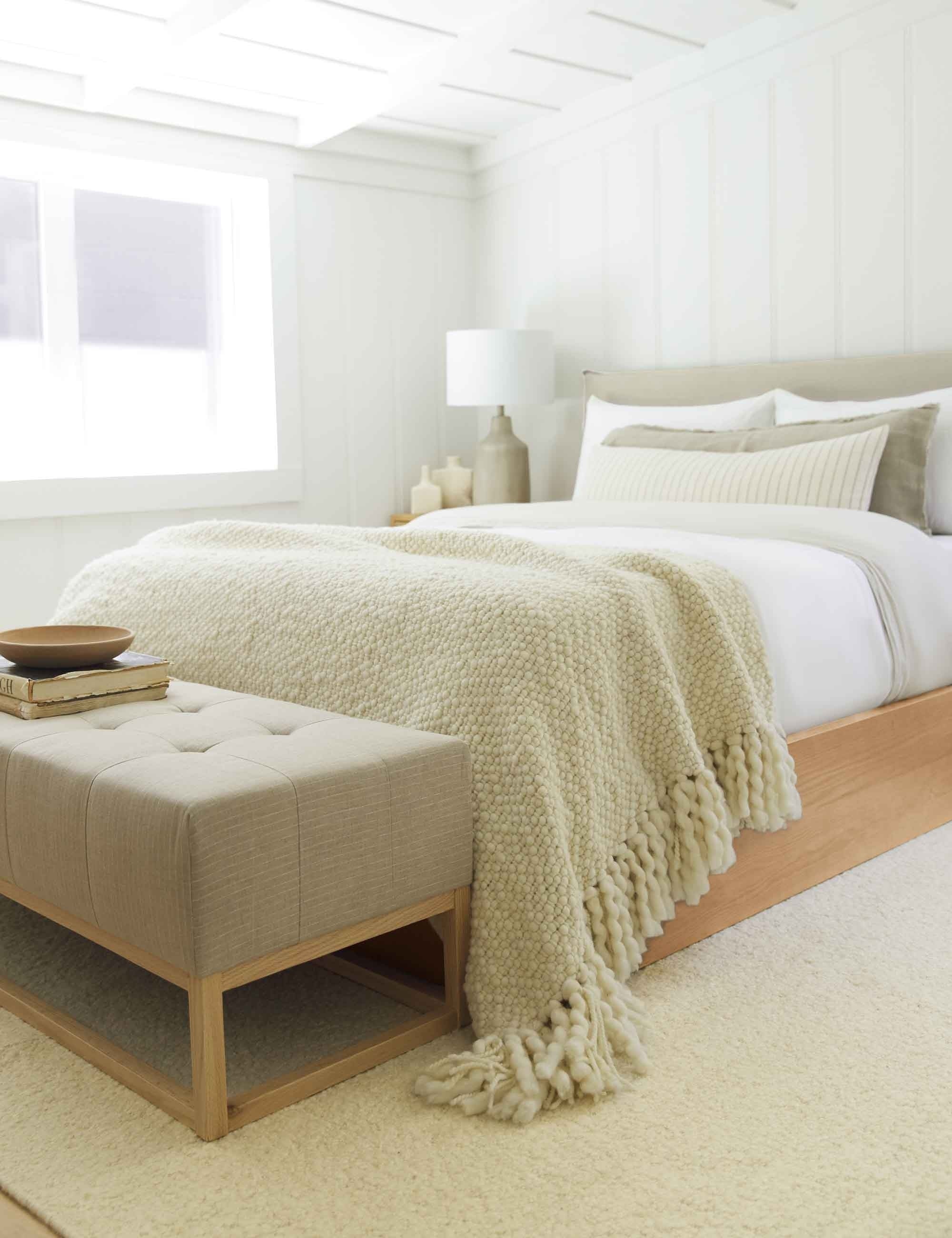 Lulu and Georgia - Laurel Stonewashed Linen Lumbar Pillow by Pom Pom at Home
