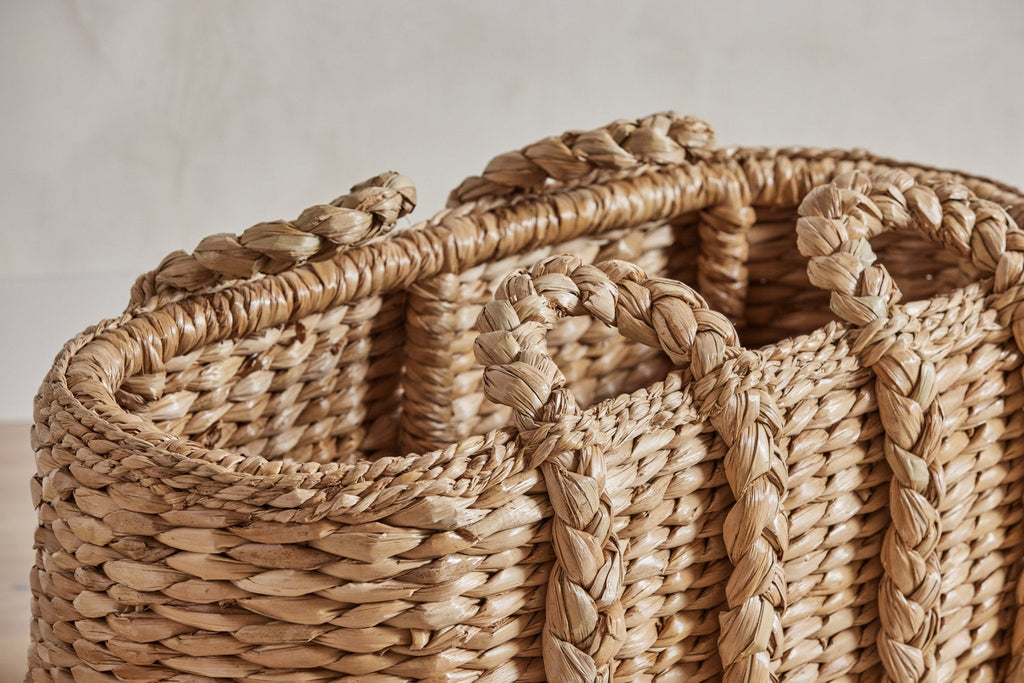 Nicky Kehoe - Large Oval Log Rush Basket
