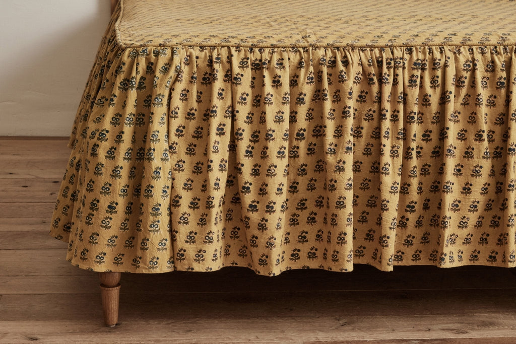 Nicky Kehoe - Yellow Ruffle Bedspread
