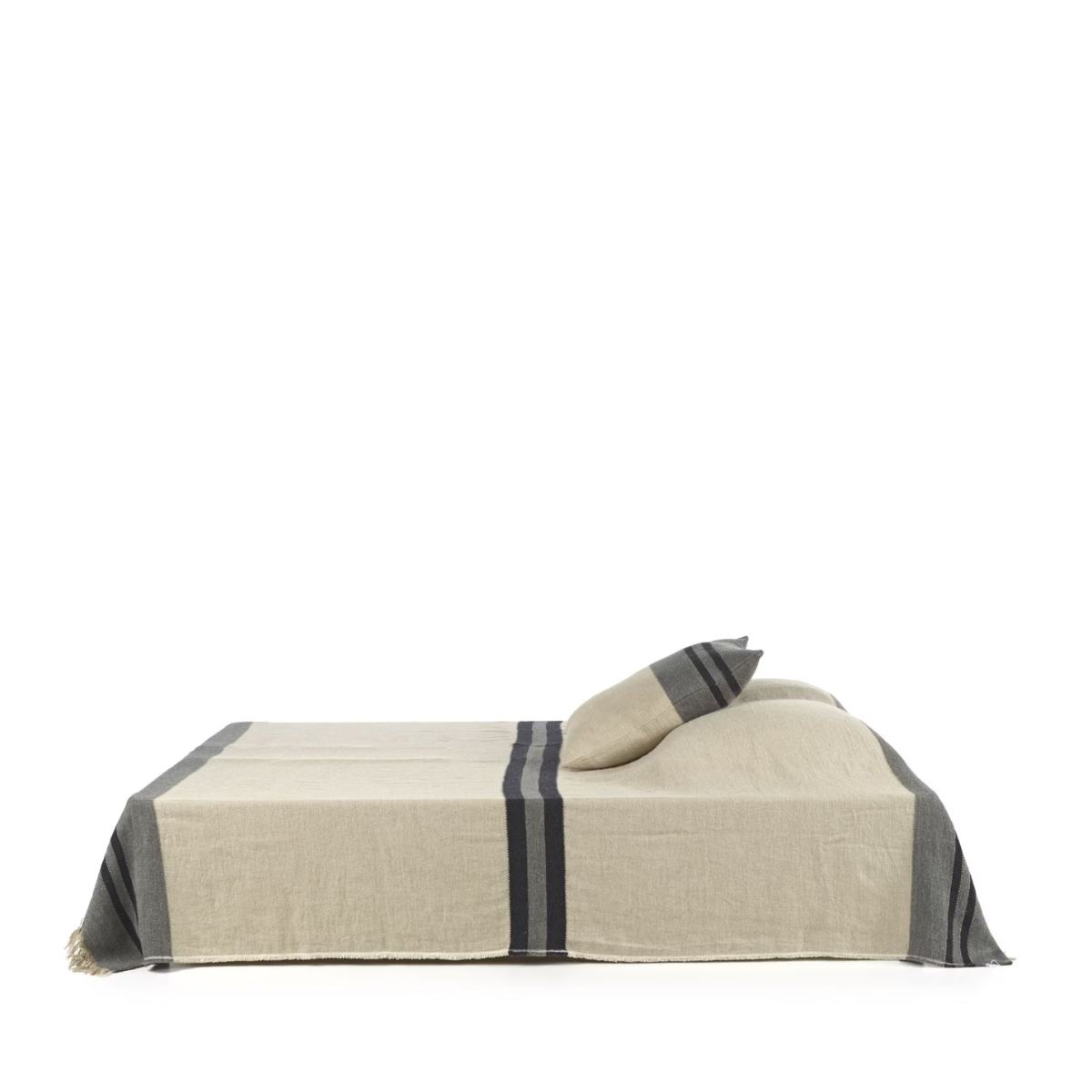 Urban Natural - Black House Stripe Coverlet