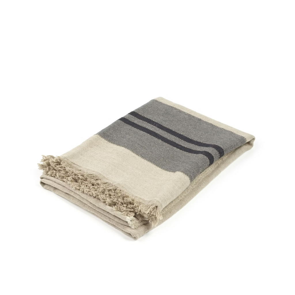 Urban Natural - Black House Stripe Throw