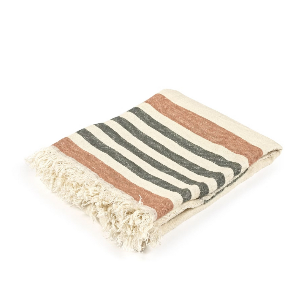 Urban Natural - Fouta Laguna Verde Towel/Throw Blanket