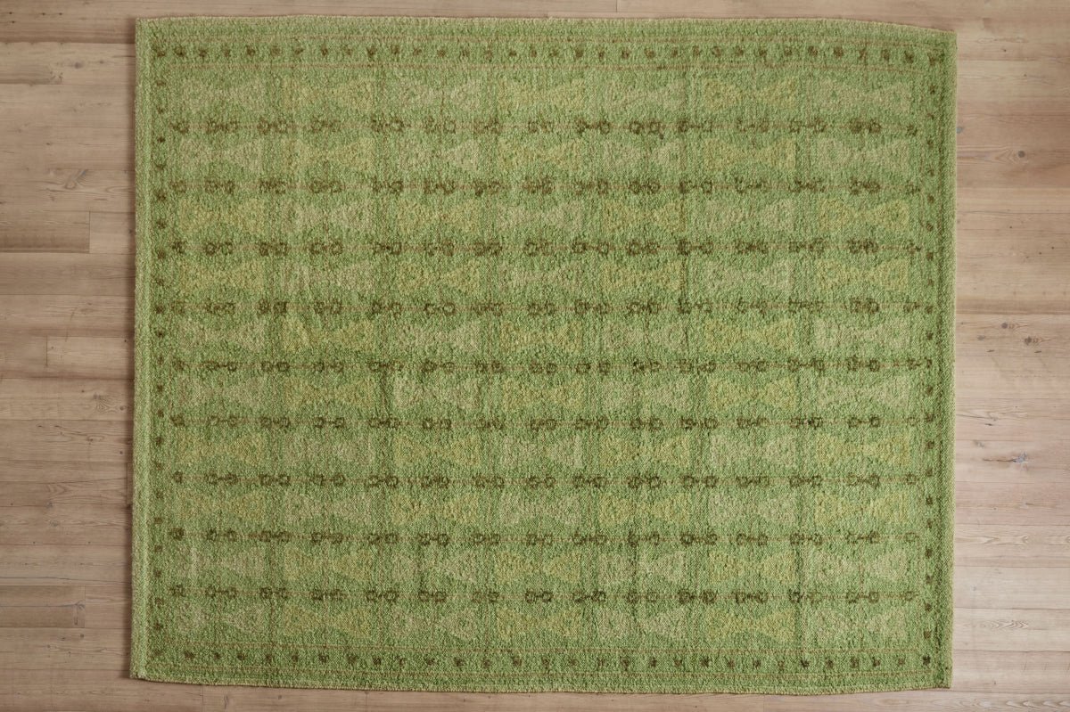 Nicky Kehoe - Light Green Rug, 9'9 x 11'11