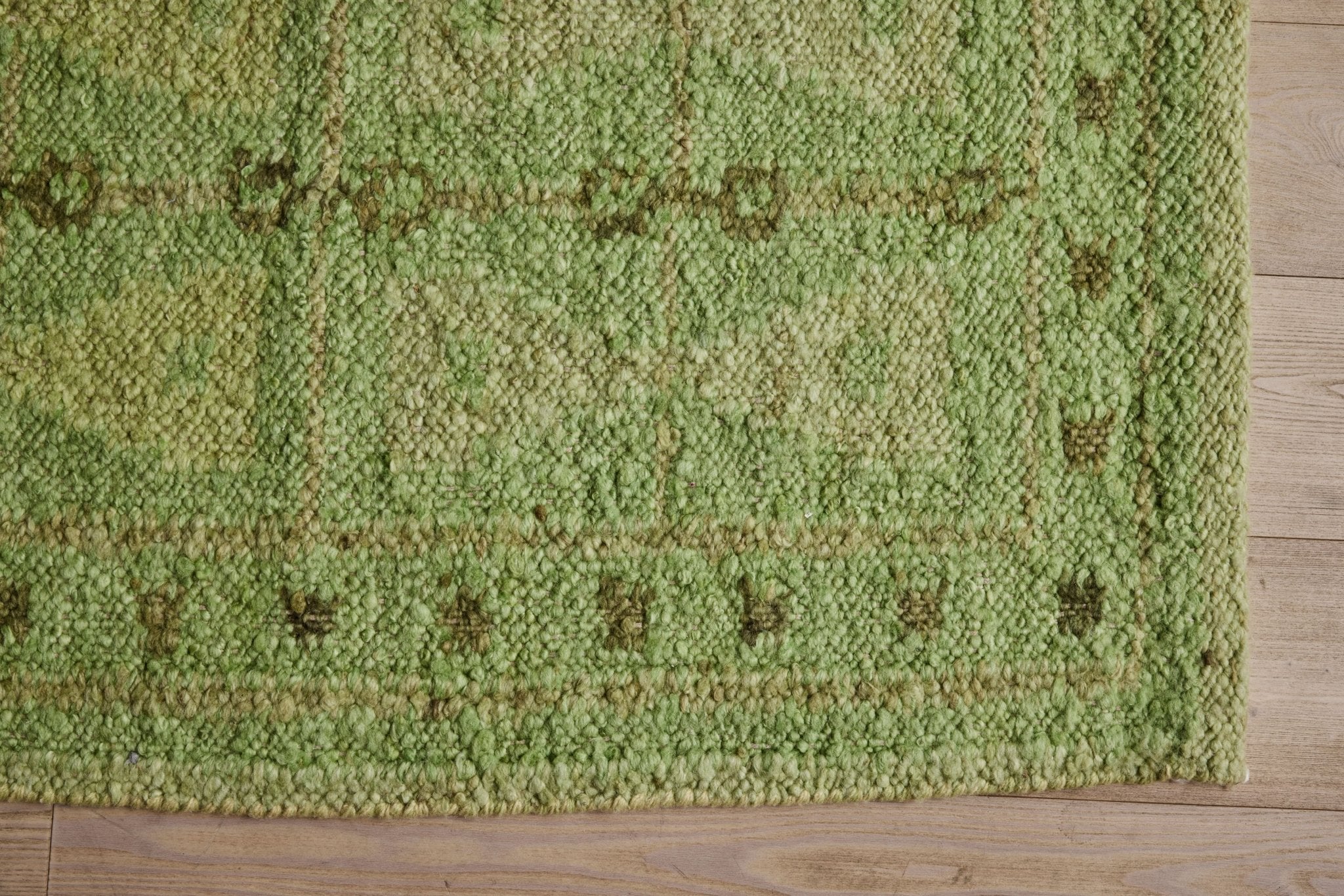 Nicky Kehoe - Light Green Rug, 9'9 x 11'11