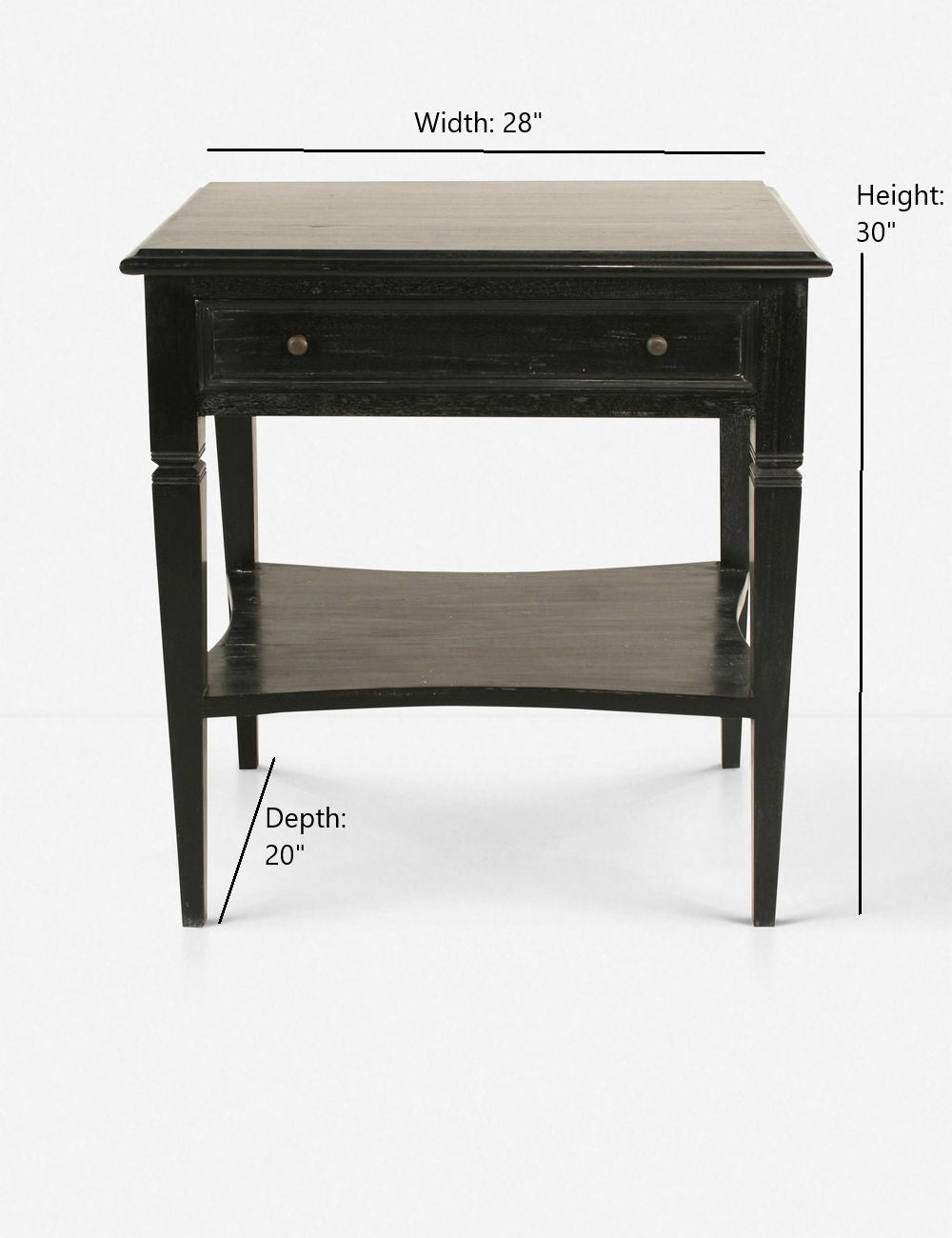 Lulu and Georgia - Luna 1 Drawer Nightstand