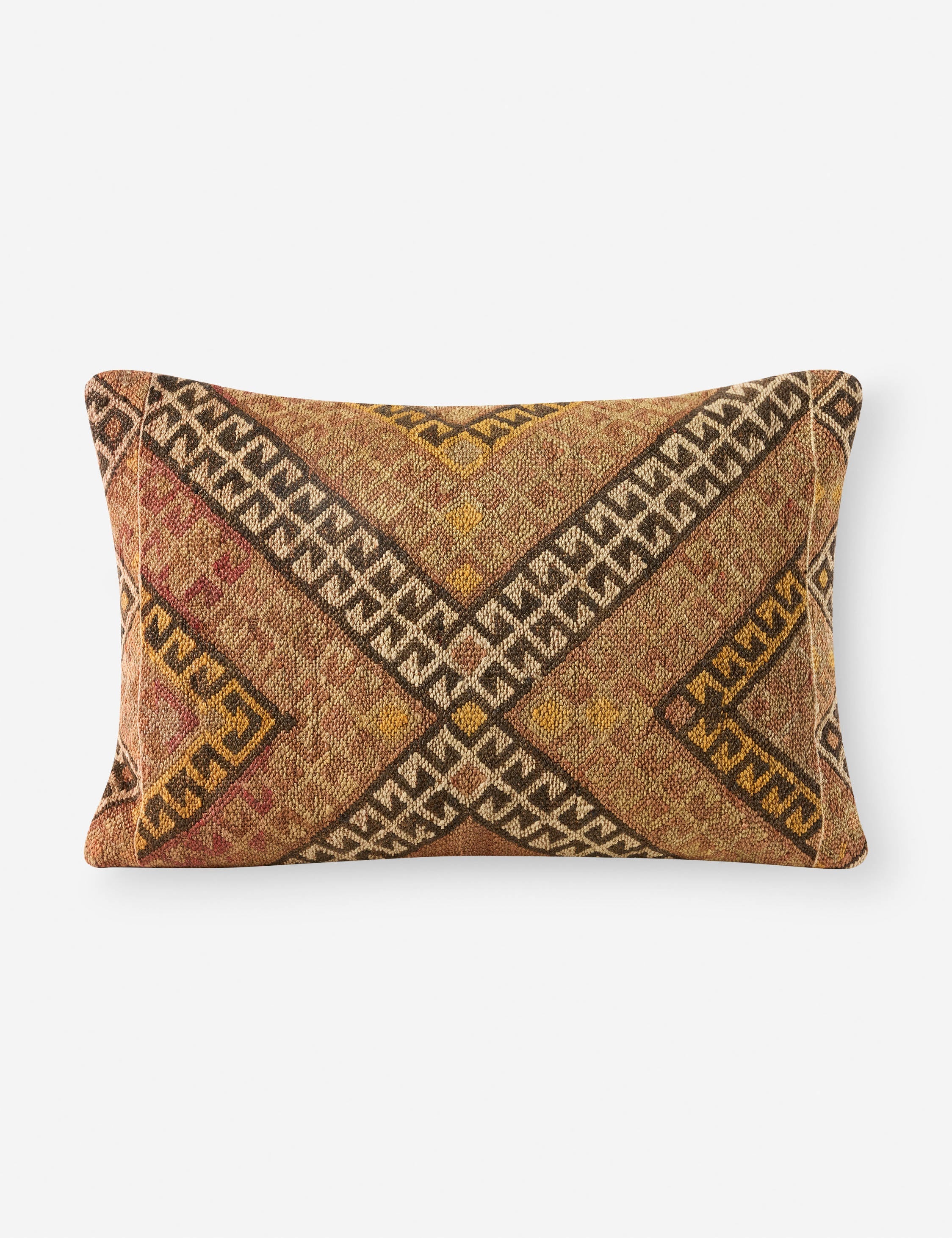 Lulu and Georgia - Vintage Lumbar Pillow No. 321, 16" x 26"