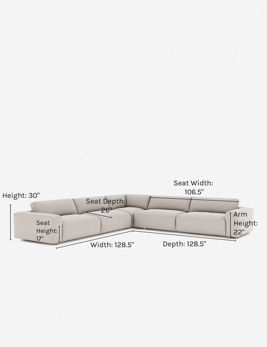 Lulu and Georgia - Mackenzie Corner Sectional Sofa