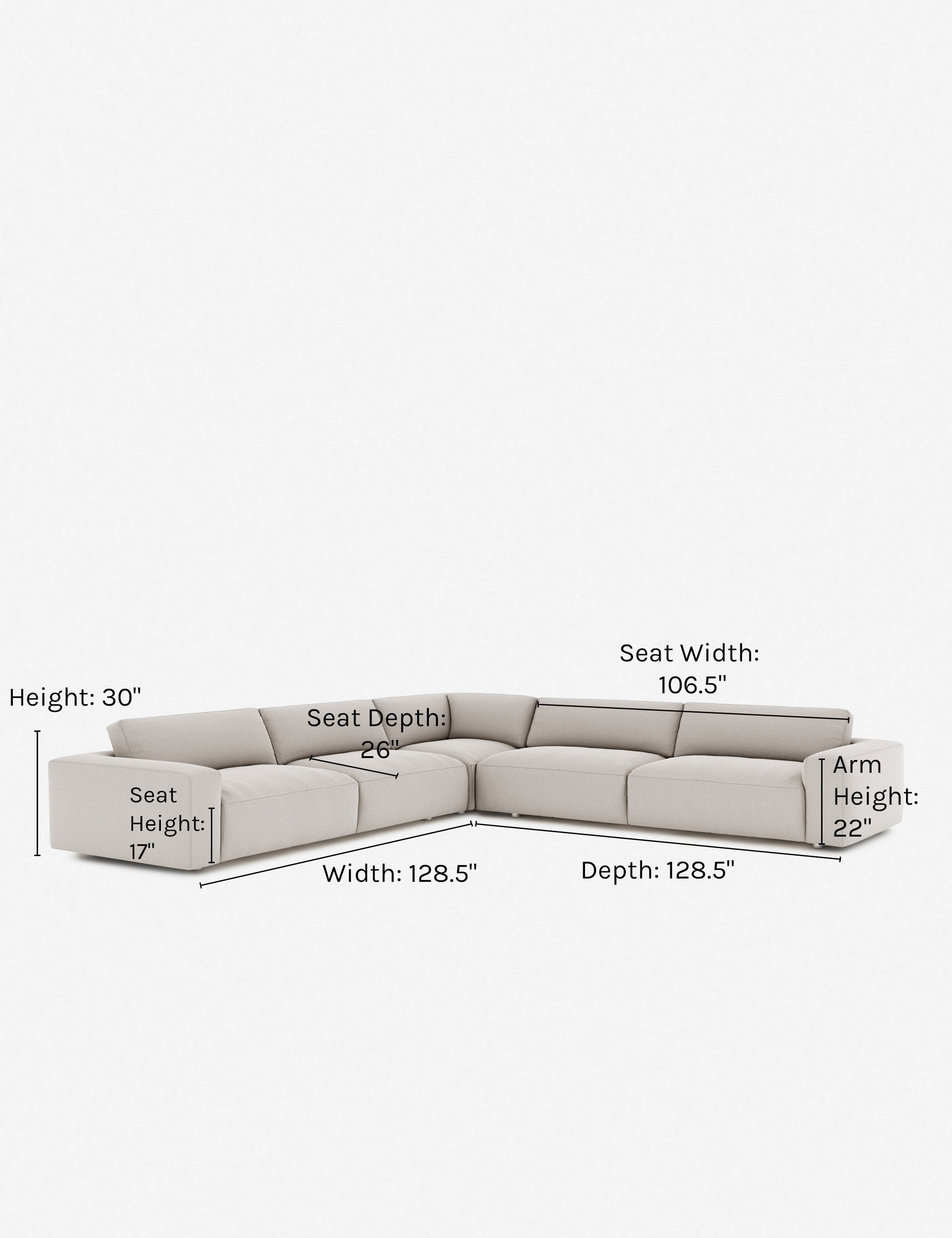 Lulu and Georgia - Mackenzie Corner Sectional Sofa