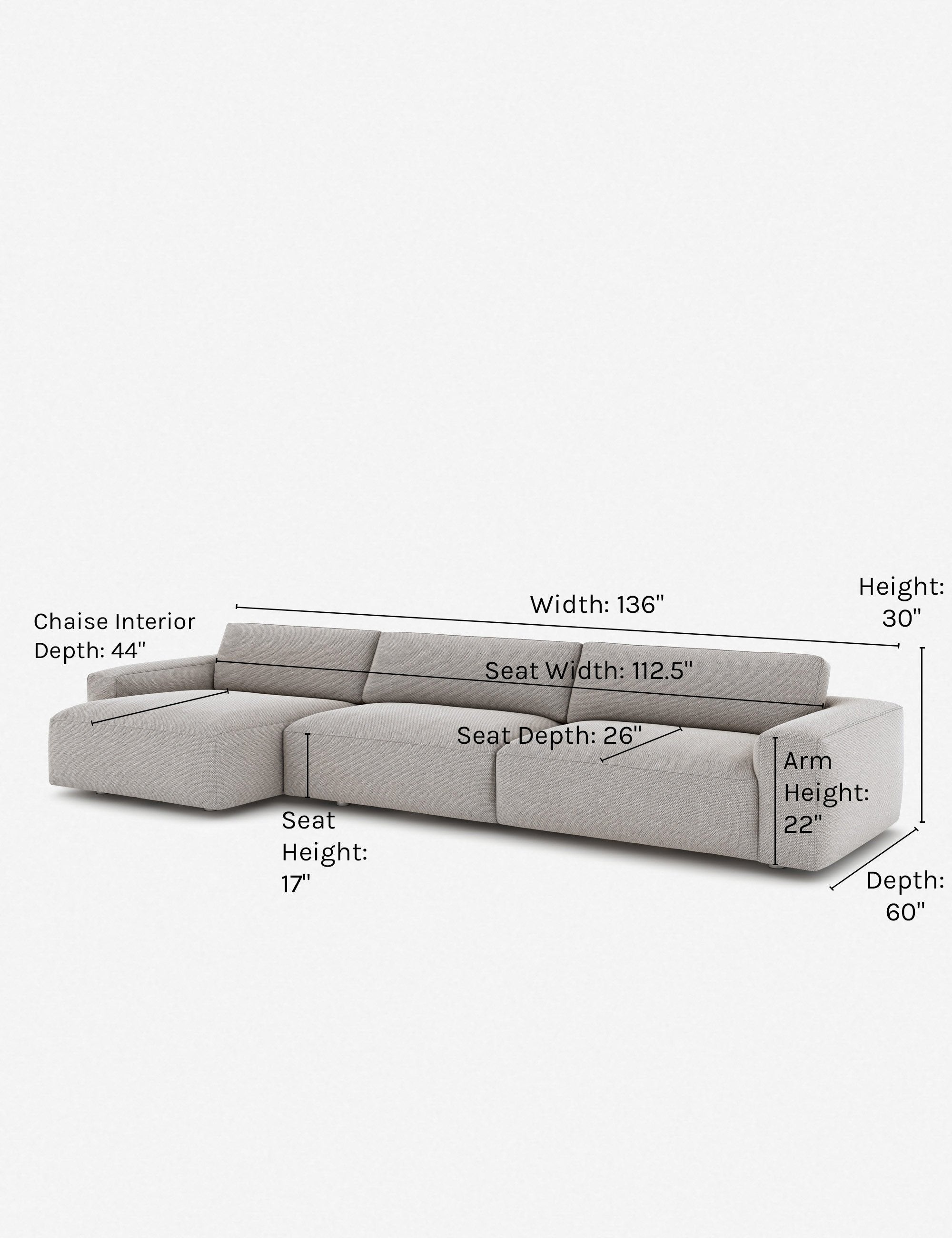 Lulu and Georgia - Mackenzie Sectional Sofa
