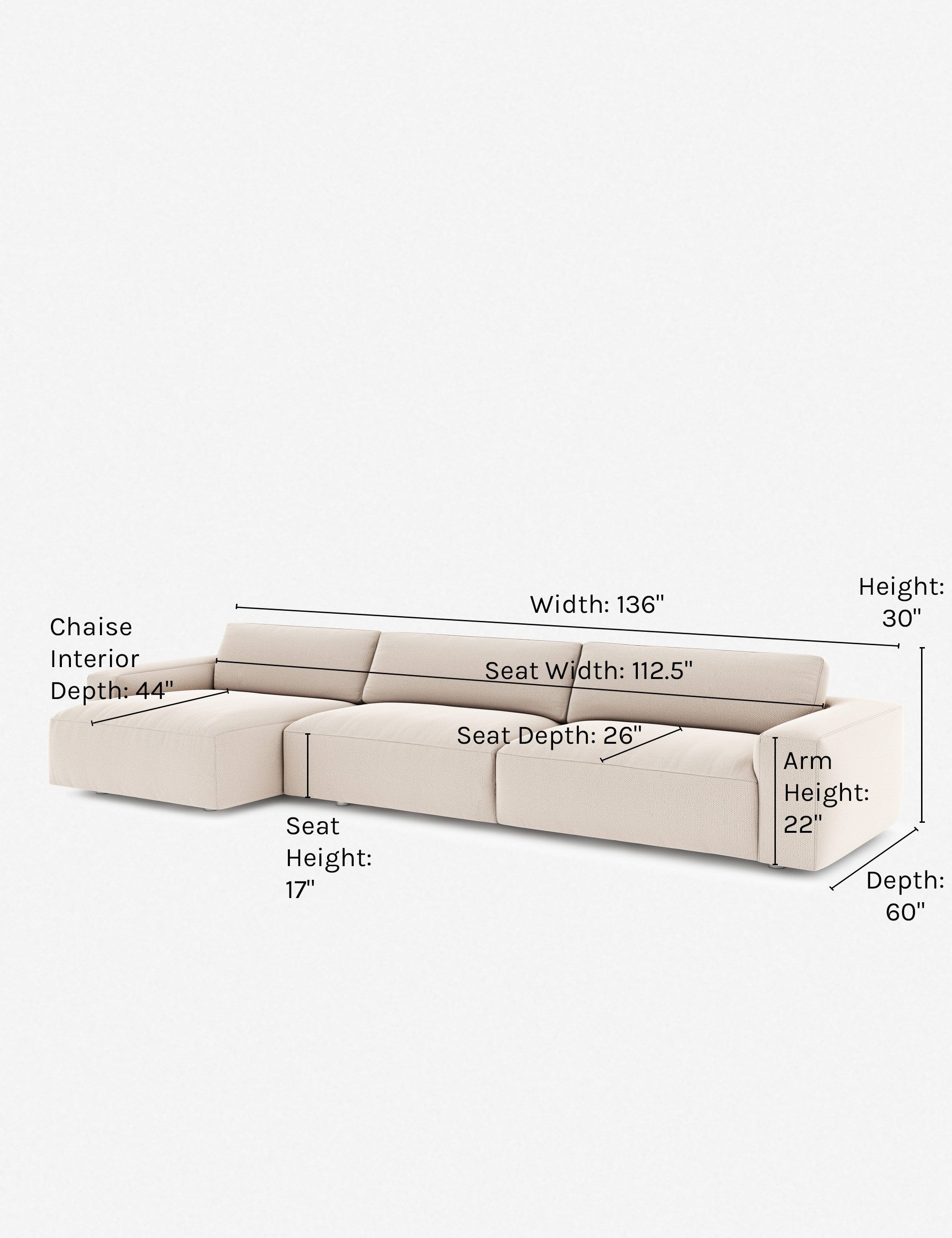 Lulu and Georgia - Mackenzie Sectional Sofa