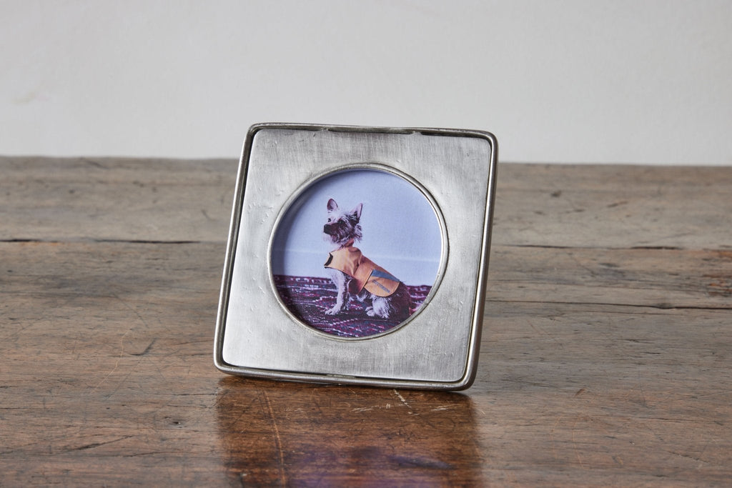 Nicky Kehoe - Pewter Piemonte Small Round Frame