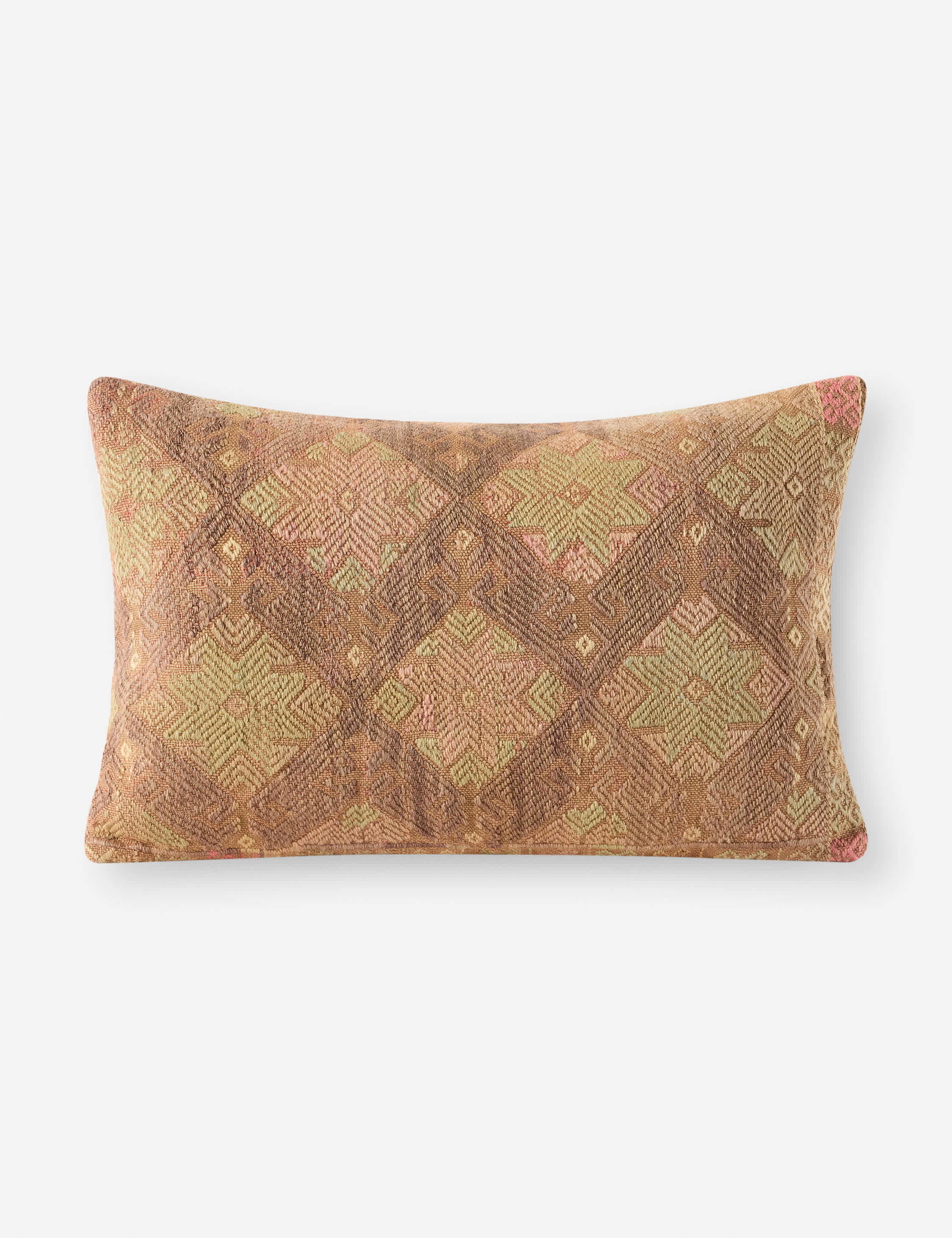 Lulu and Georgia - Vintage Lumbar Pillow No. 320, 16" x 26"