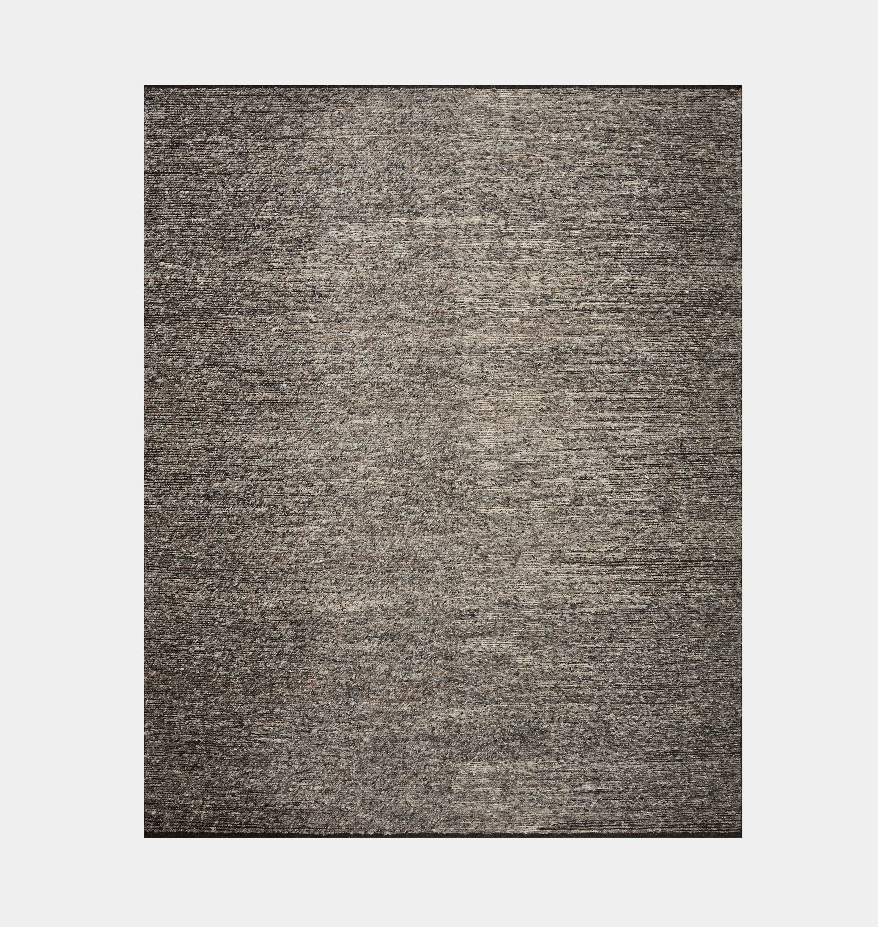 Amber Interiors - Mulholland MUL - 03 Charcoal / Denim Area Rug