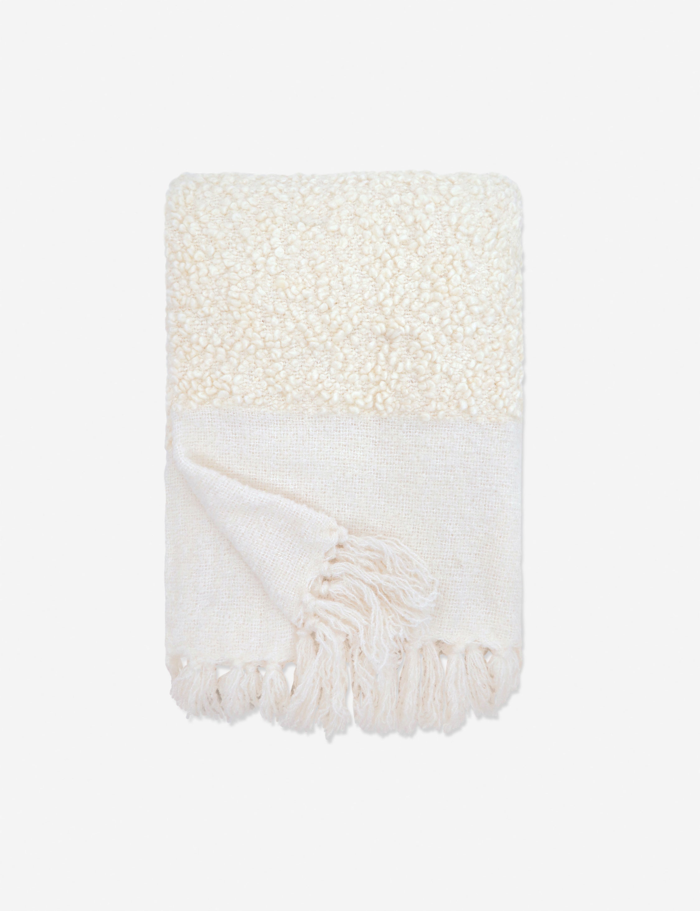 Lulu and Georgia - Murphy Oversized Boucle Throw by Pom Pom at Home