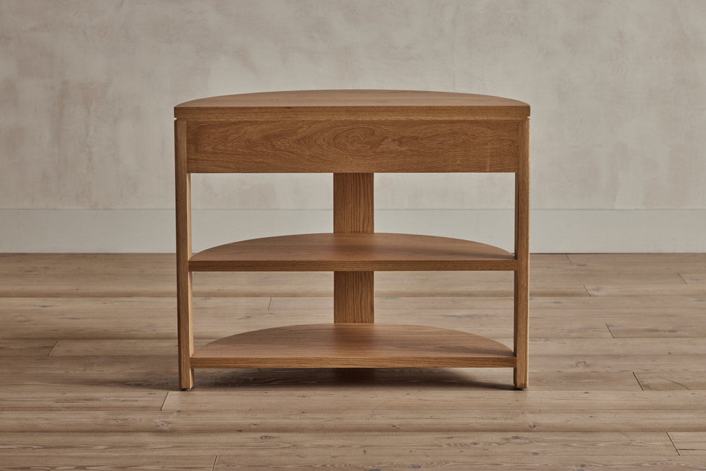 Nicky Kehoe - Demilune Side Table, Wood Top