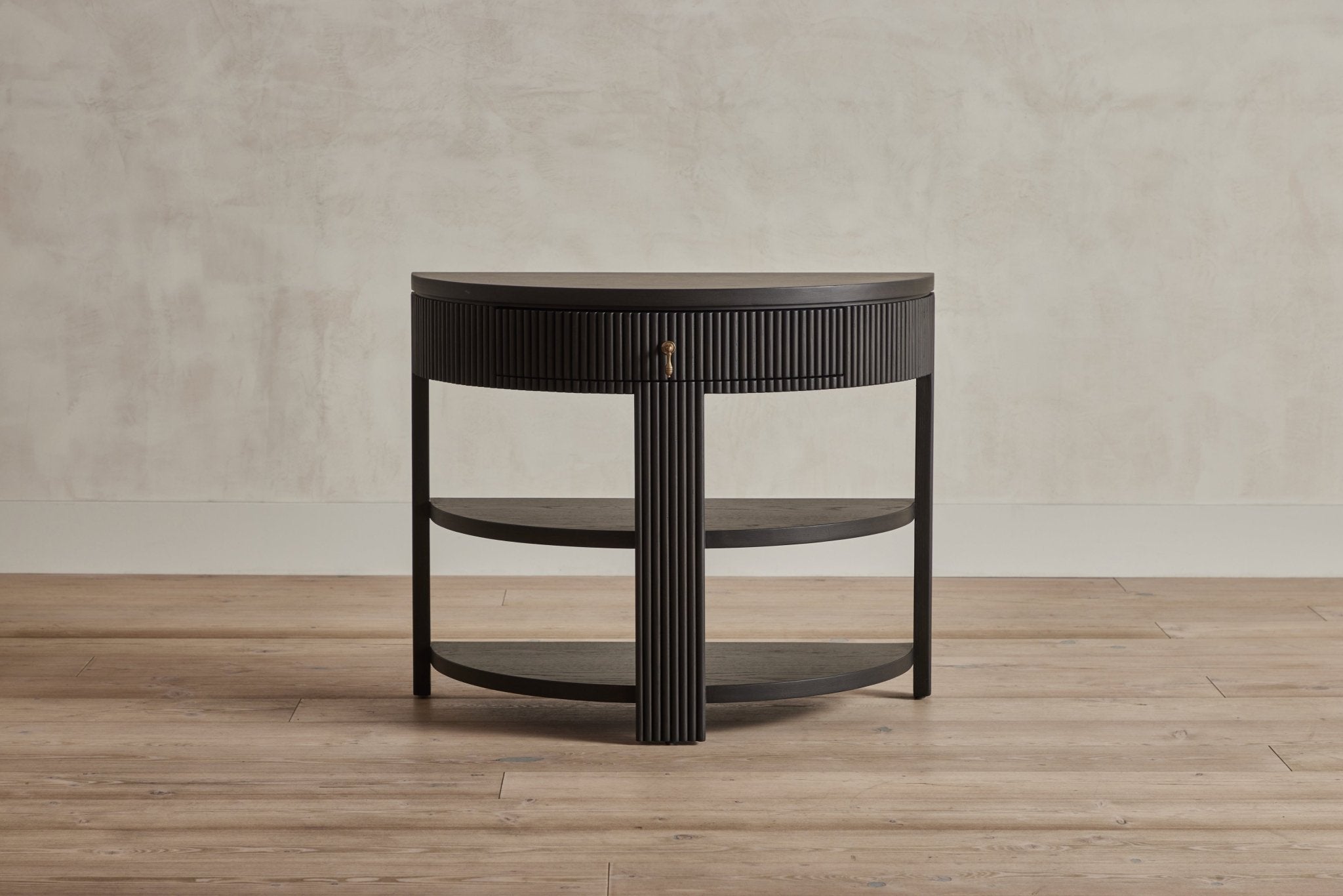 Nicky Kehoe - Demilune Side Table, Wood Top