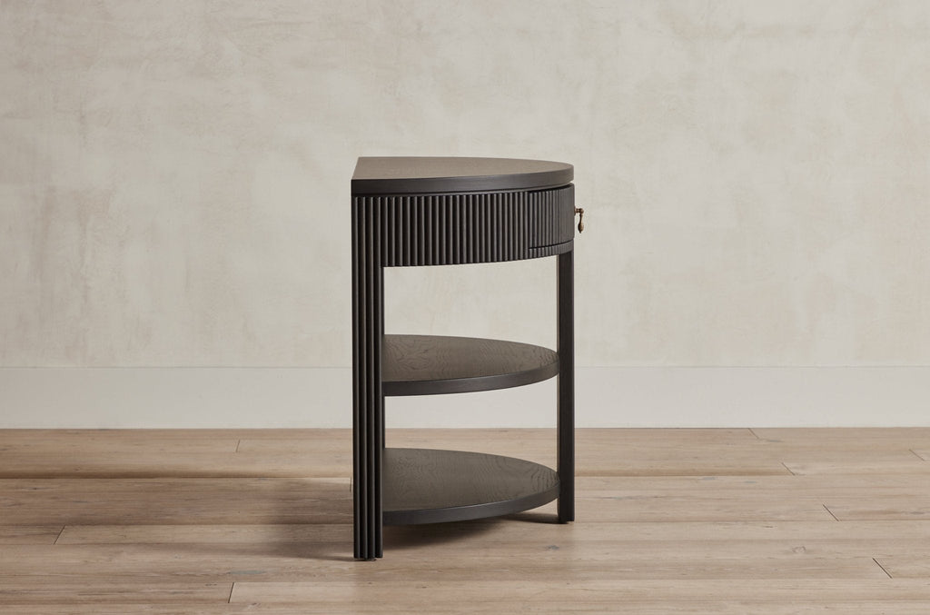 Nicky Kehoe - Demilune Side Table, Wood Top