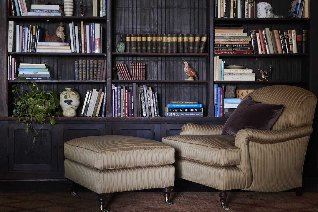 Nicky Kehoe - English Roll Arm Ottoman