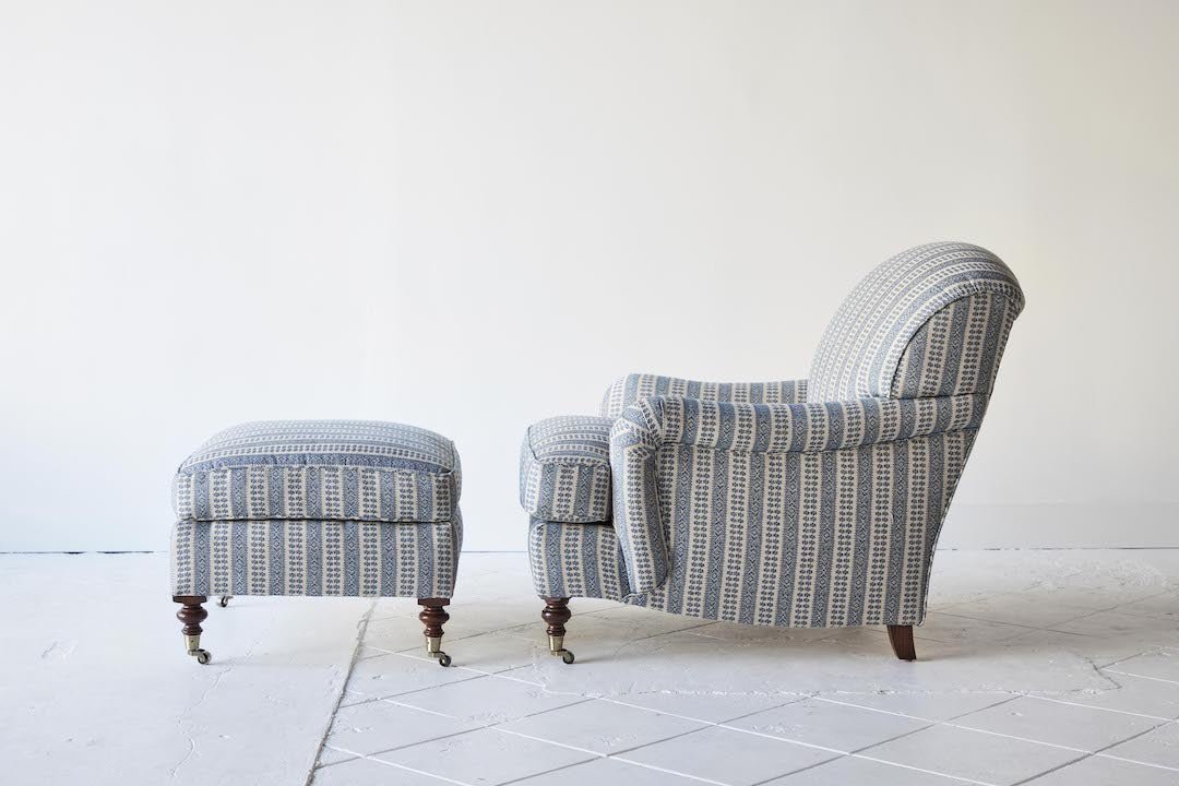 Nicky Kehoe - English Roll Arm Ottoman