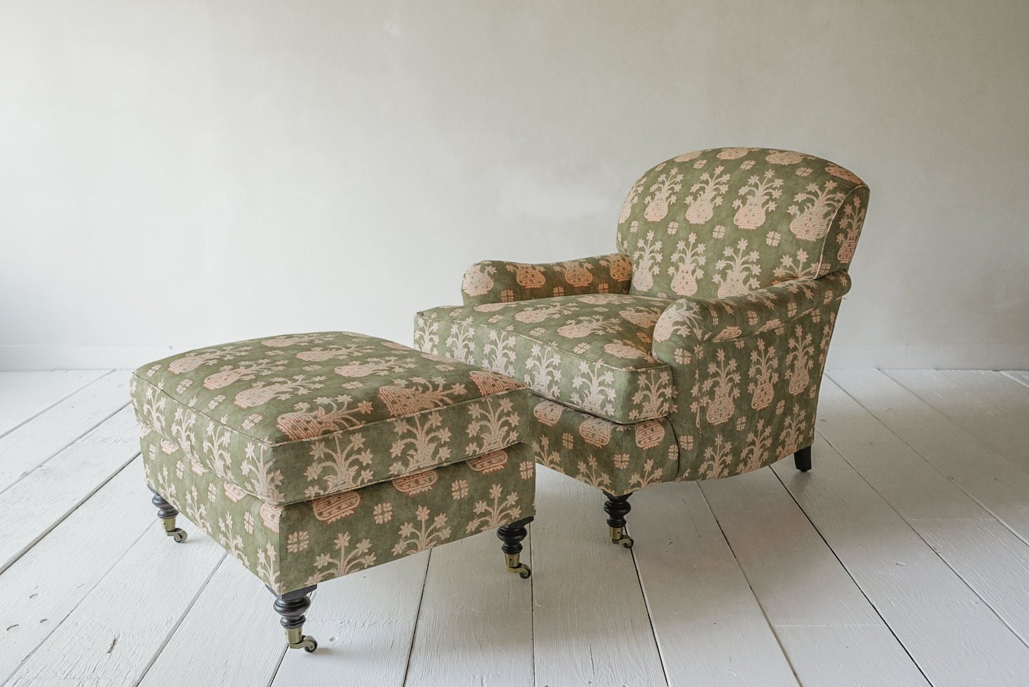 Nicky Kehoe - English Roll Arm Ottoman
