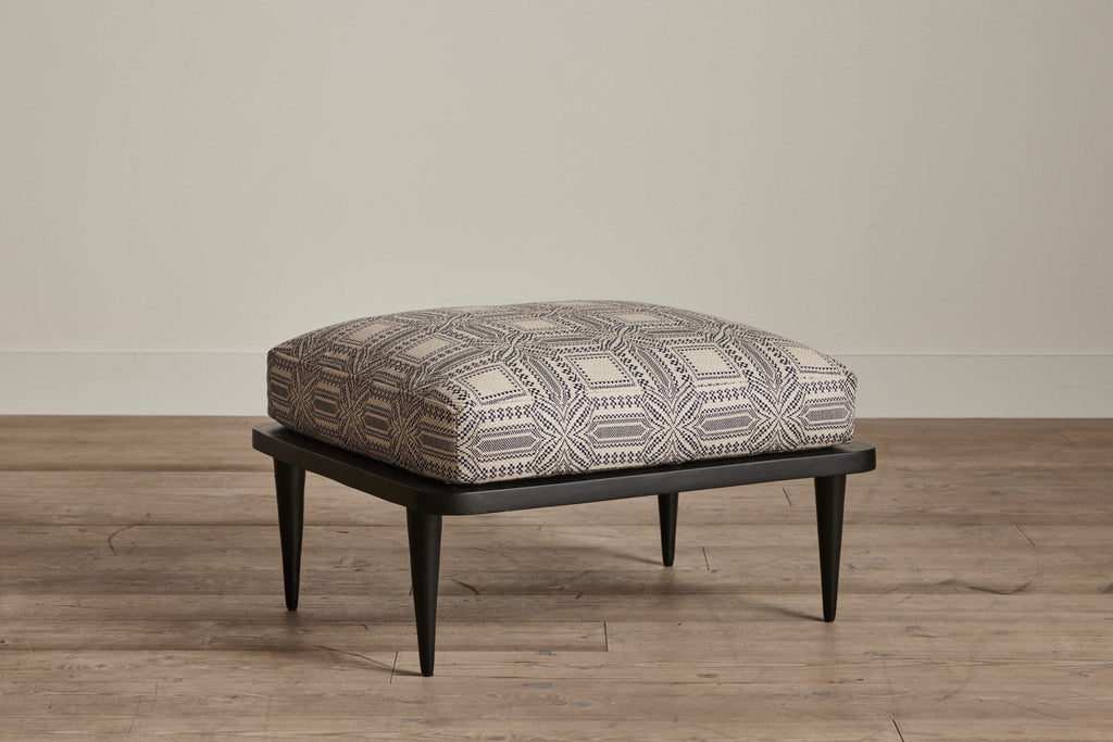 Nicky Kehoe - Metal Spindle Back Ottoman