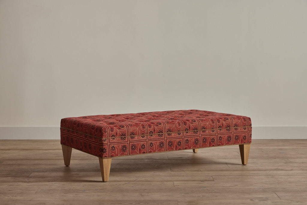 Nicky Kehoe - Rectangular Tufted Ottoman
