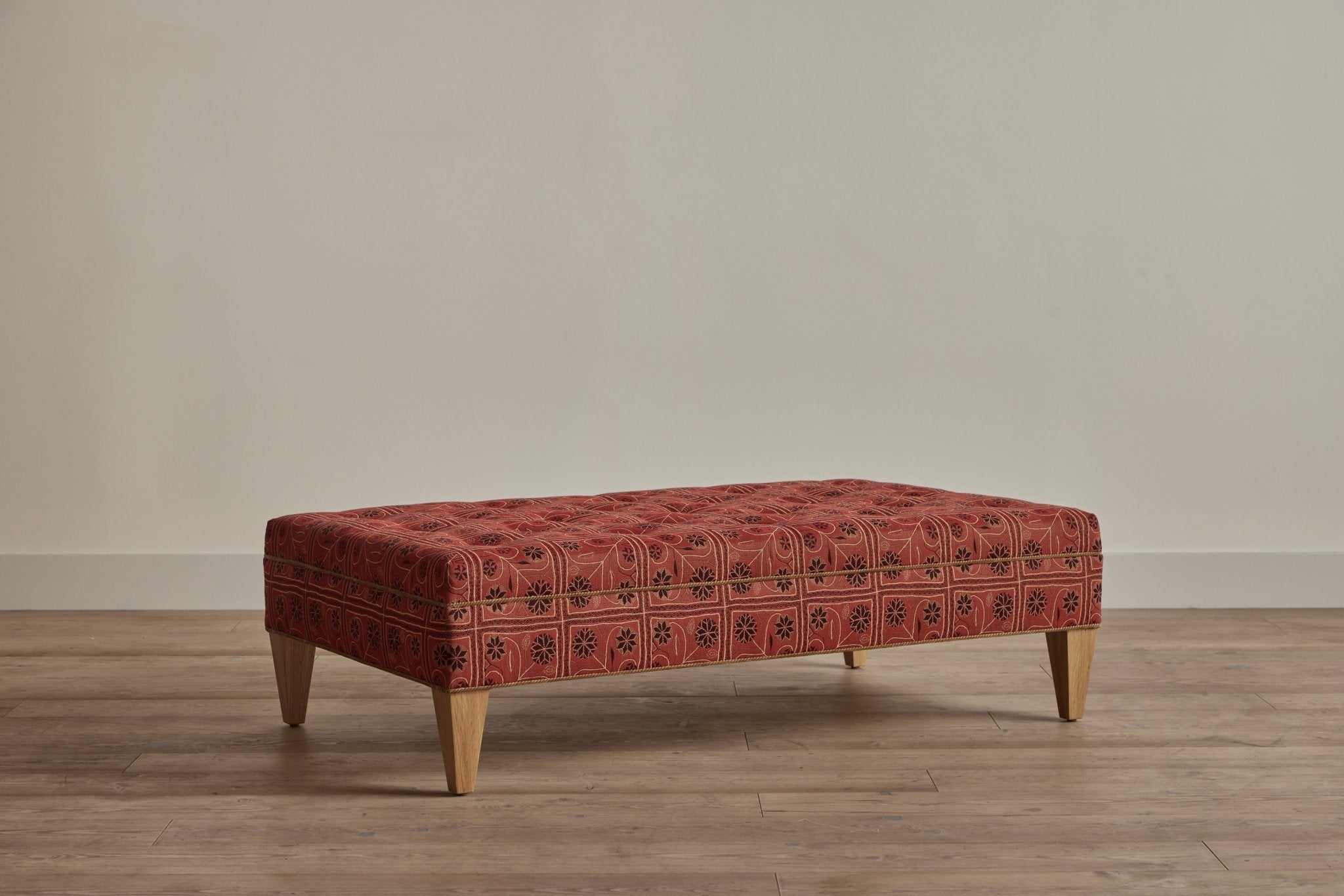 Nicky Kehoe - Rectangular Tufted Ottoman
