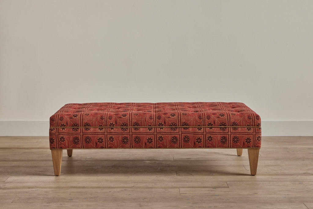 Nicky Kehoe - Rectangular Tufted Ottoman