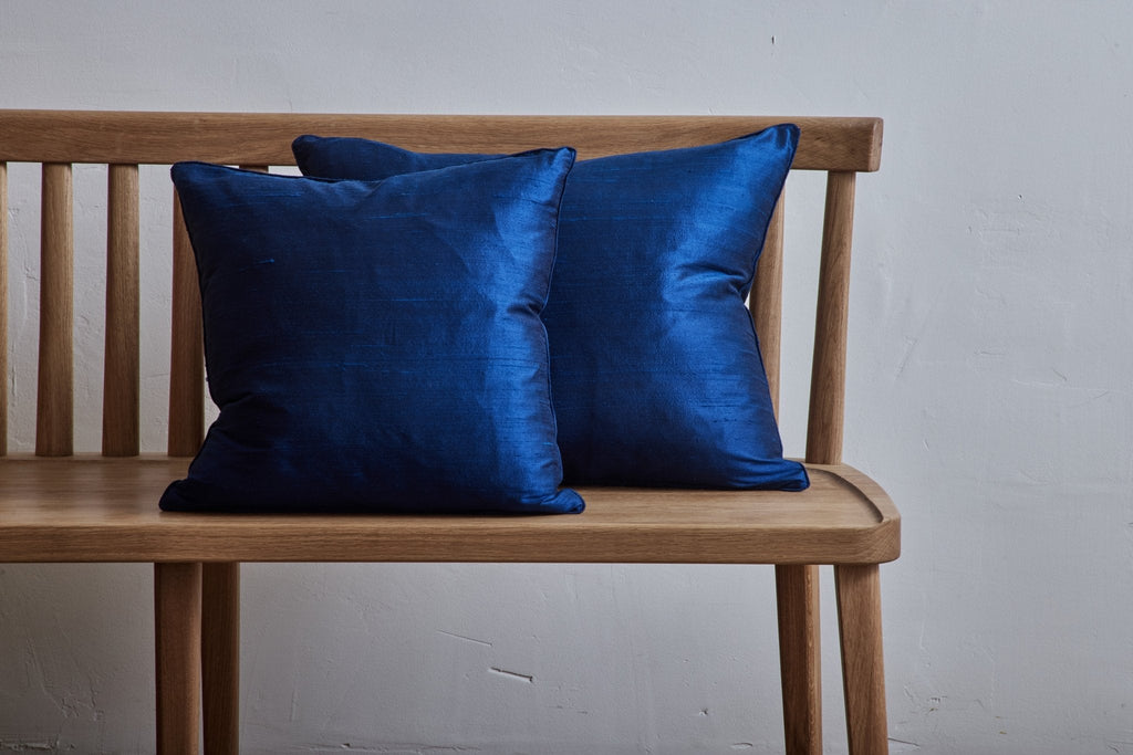 Nicky Kehoe - Silk Pillow in Indigo