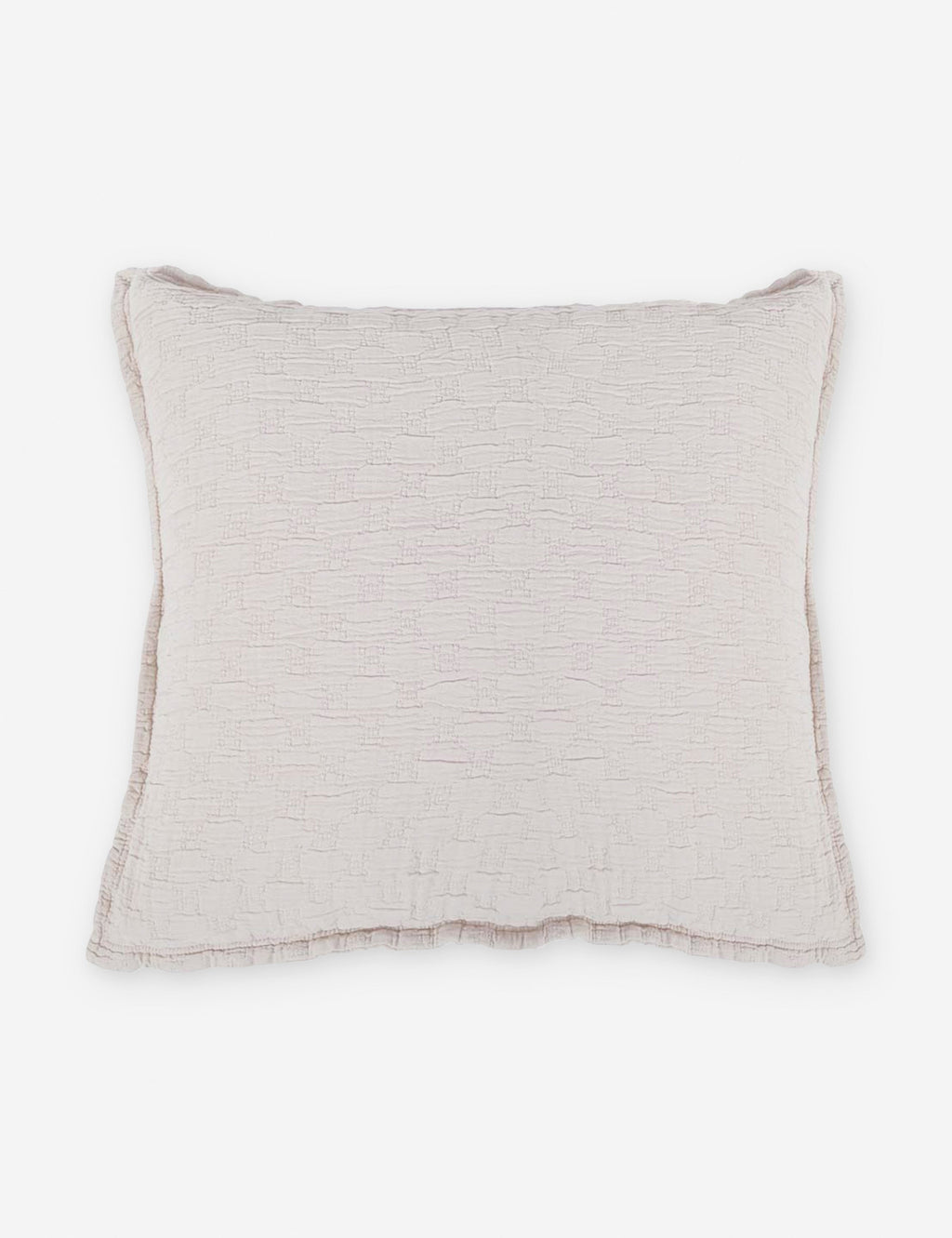 Lulu and Georgia - Ojai Cotton Matelasse Euro Sham by Pom Pom at Home