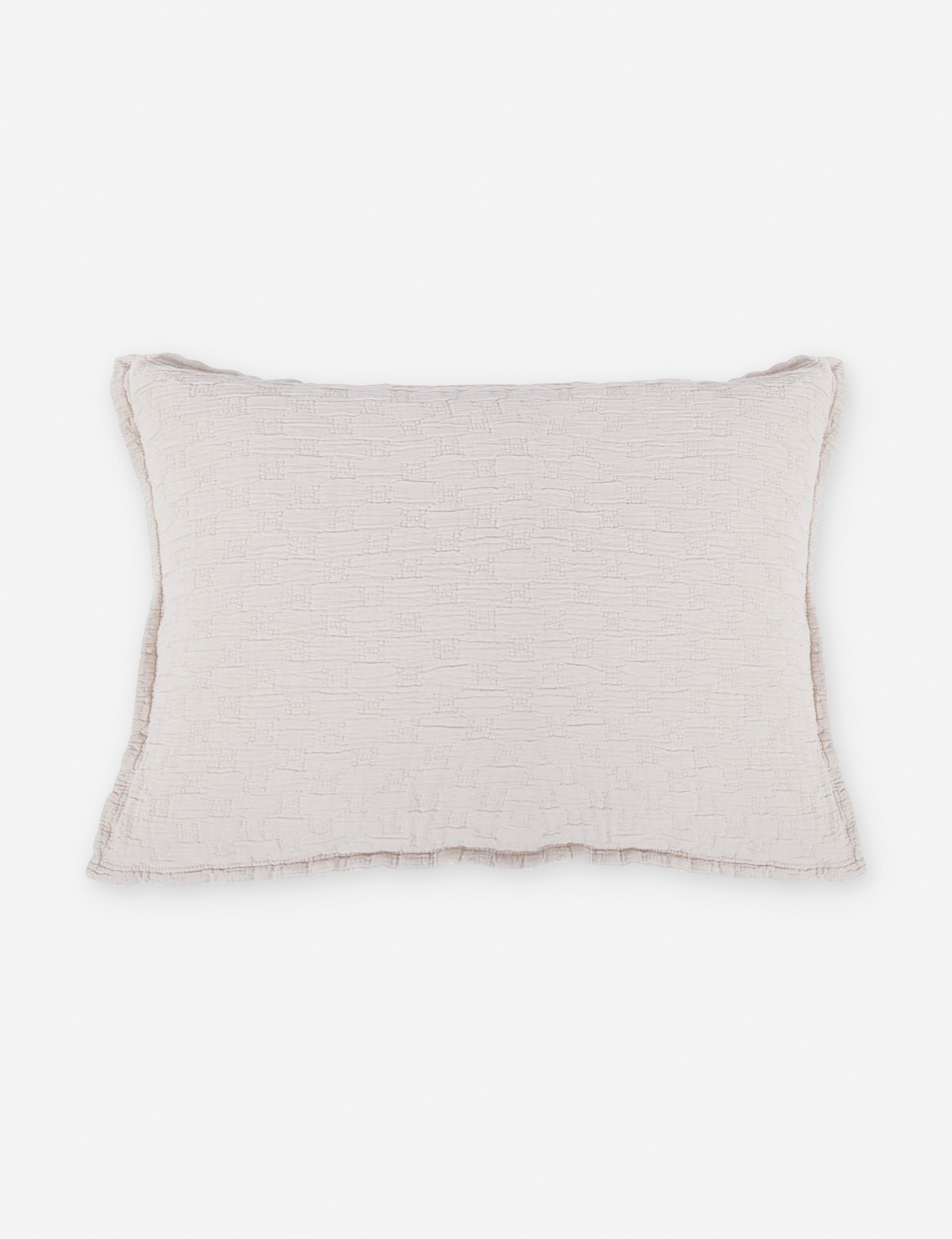 Lulu and Georgia - Ojai Cotton Matelassé Sham by Pom Pom at Home