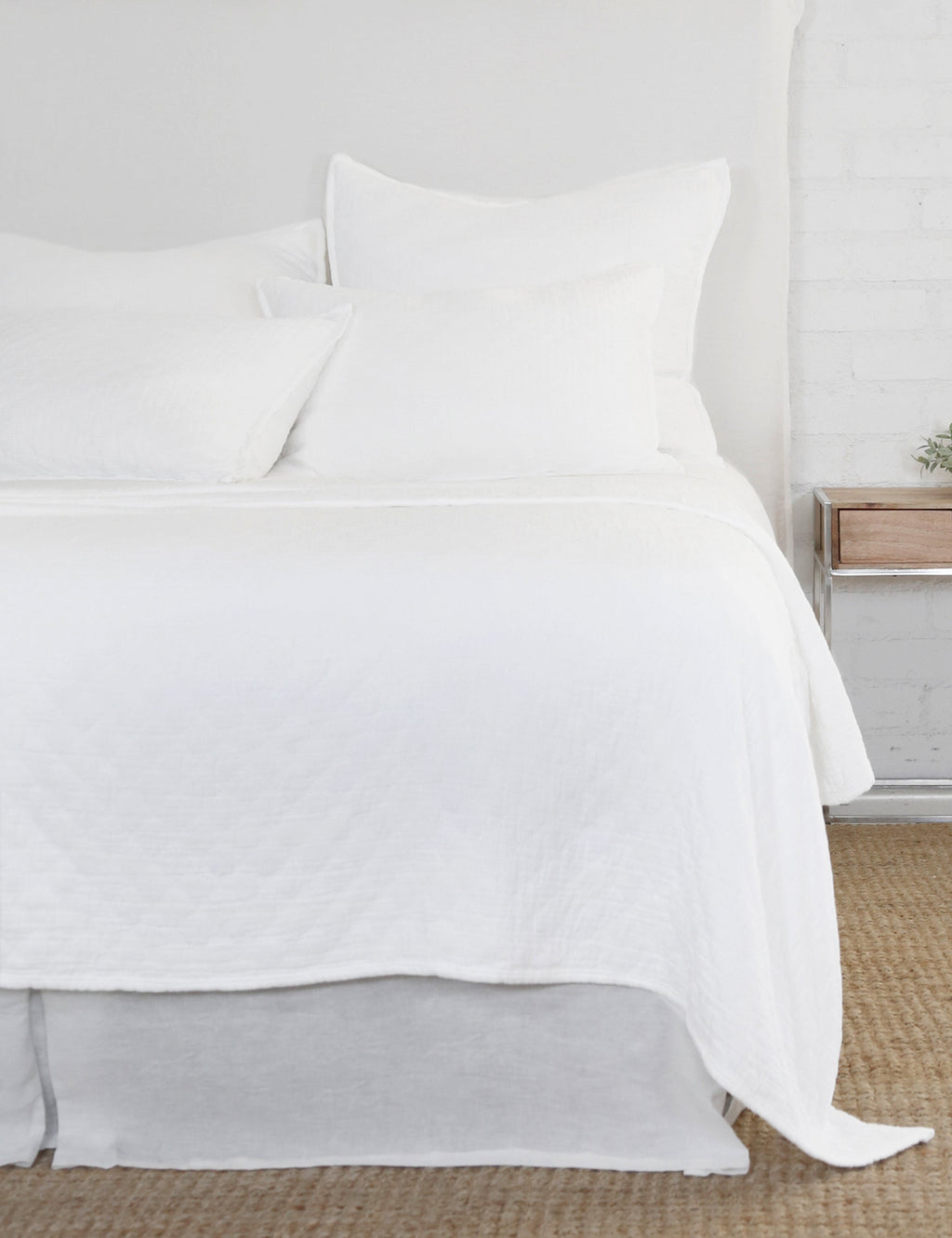 Lulu and Georgia - Ojai Cotton Matelasse Euro Sham by Pom Pom at Home