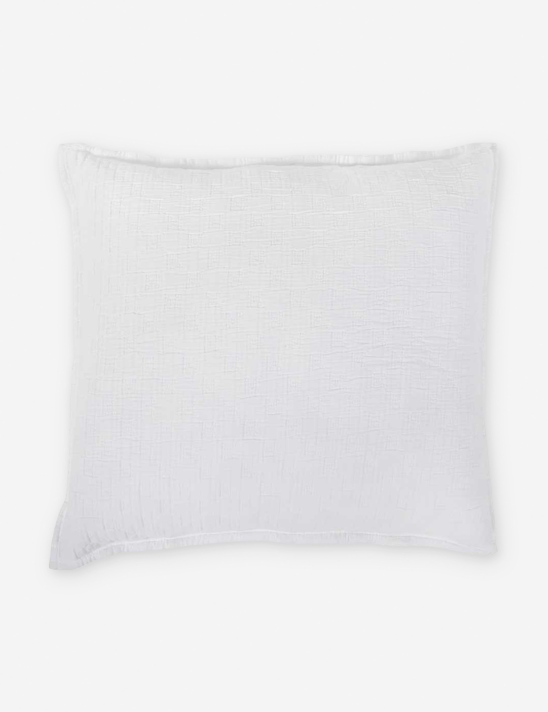Lulu and Georgia - Ojai Cotton Matelasse Euro Sham by Pom Pom at Home