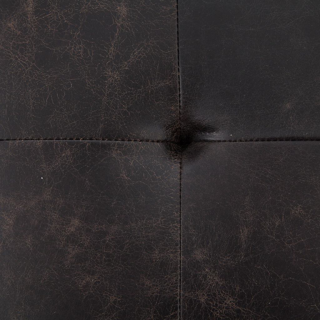 Lulu and Georgia - Olwina Square Leather Coffee Table