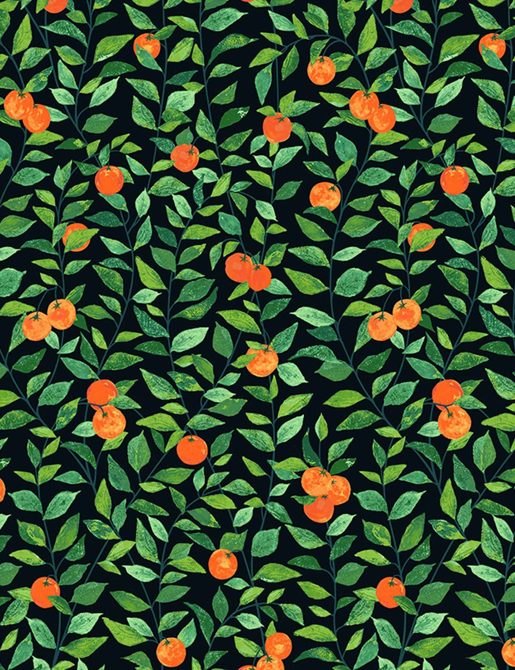Lulu and Georgia - Orange Crush Wallpaper by Nathan Turner