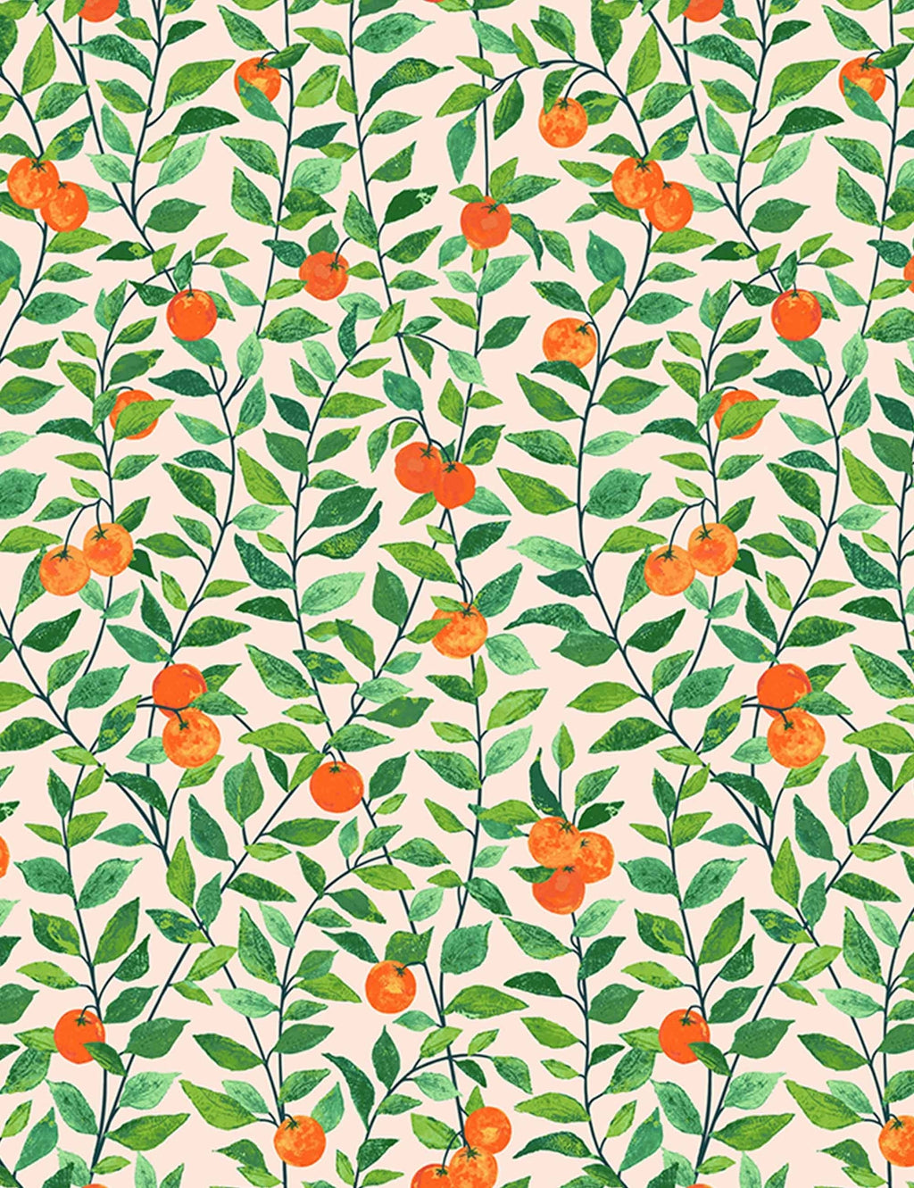 Lulu and Georgia - Orange Crush Wallpaper by Nathan Turner