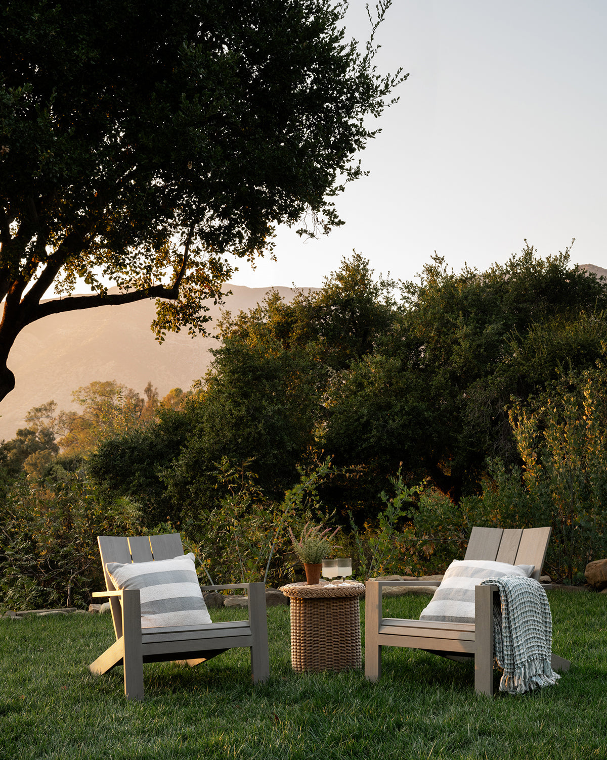McGee & Co - Triby Gray Teak Outdoor Lounge Chair