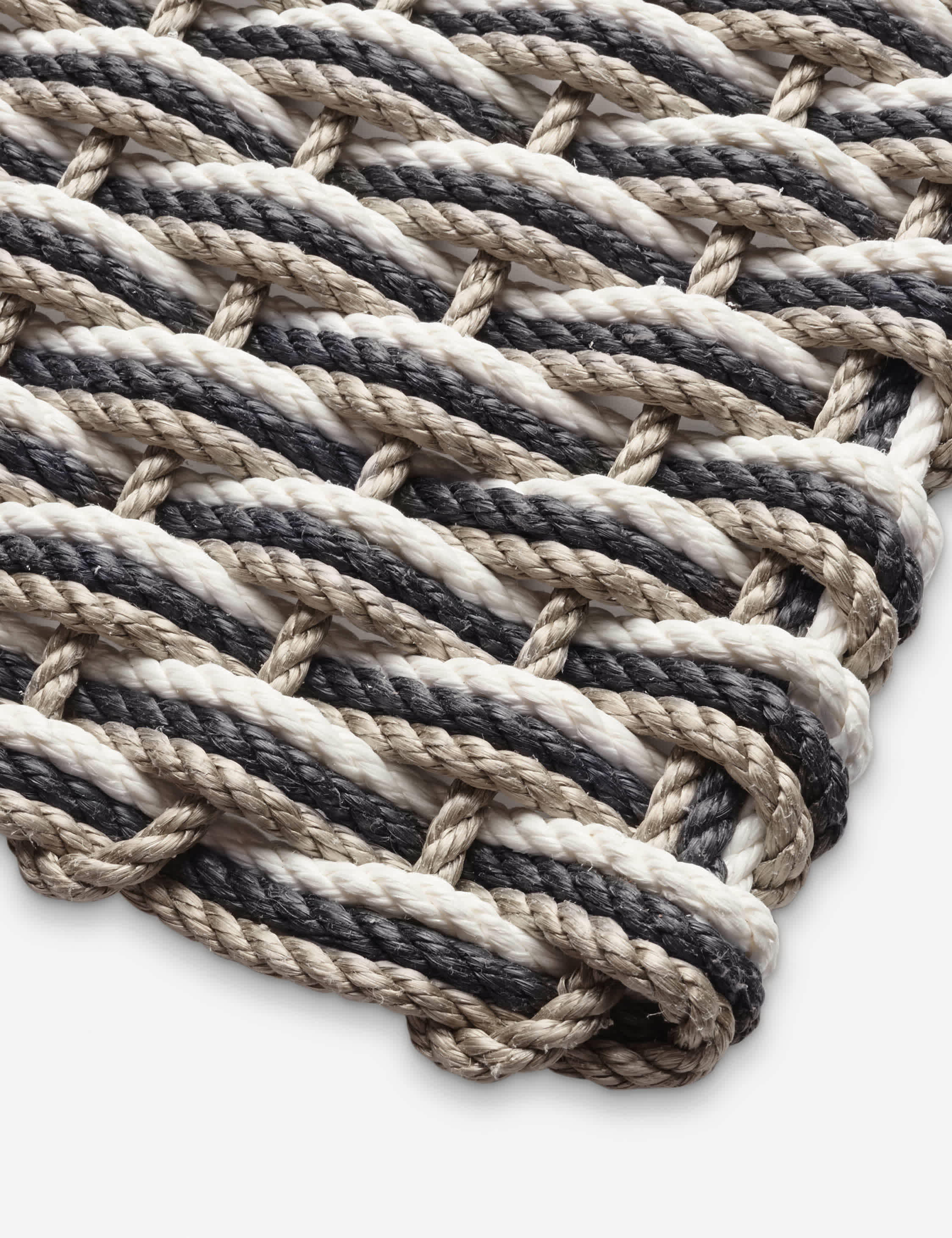 Lulu and Georgia - Two Tone Doormat by The Rope Co.