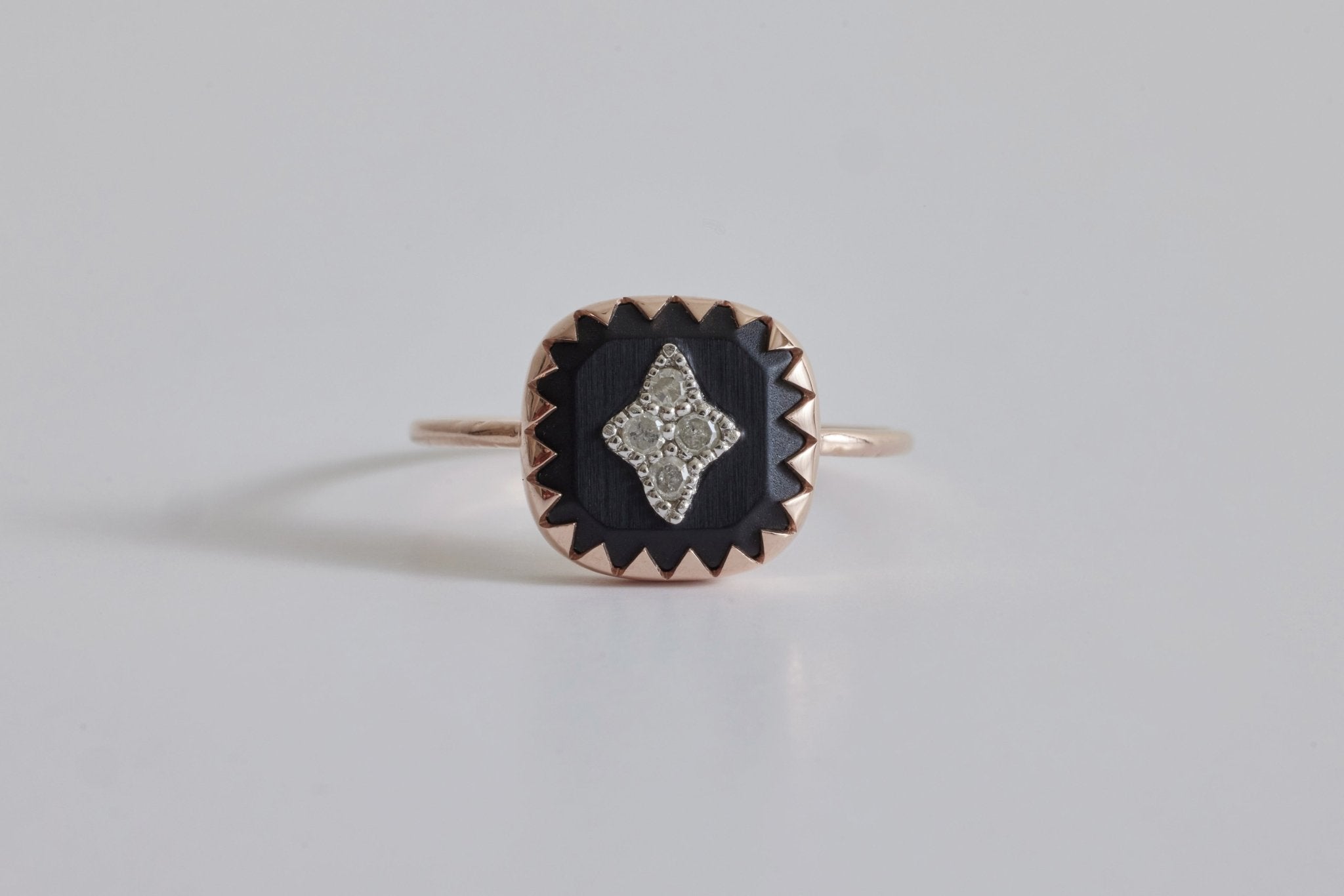 Nicky Kehoe - Pierrot Ring, Noir (Size 54)