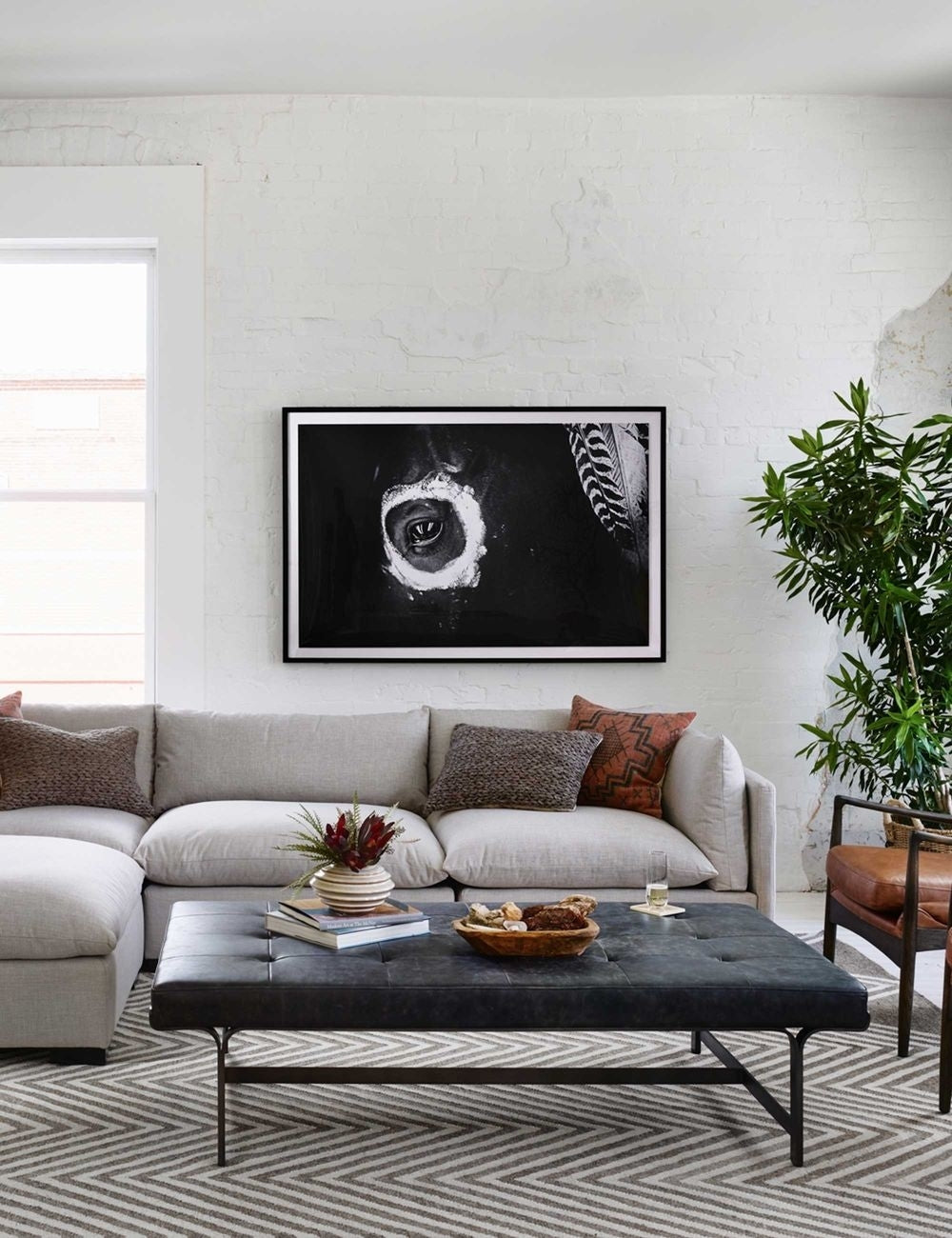 Lulu and Georgia - Patrizia Leather Coffee Table