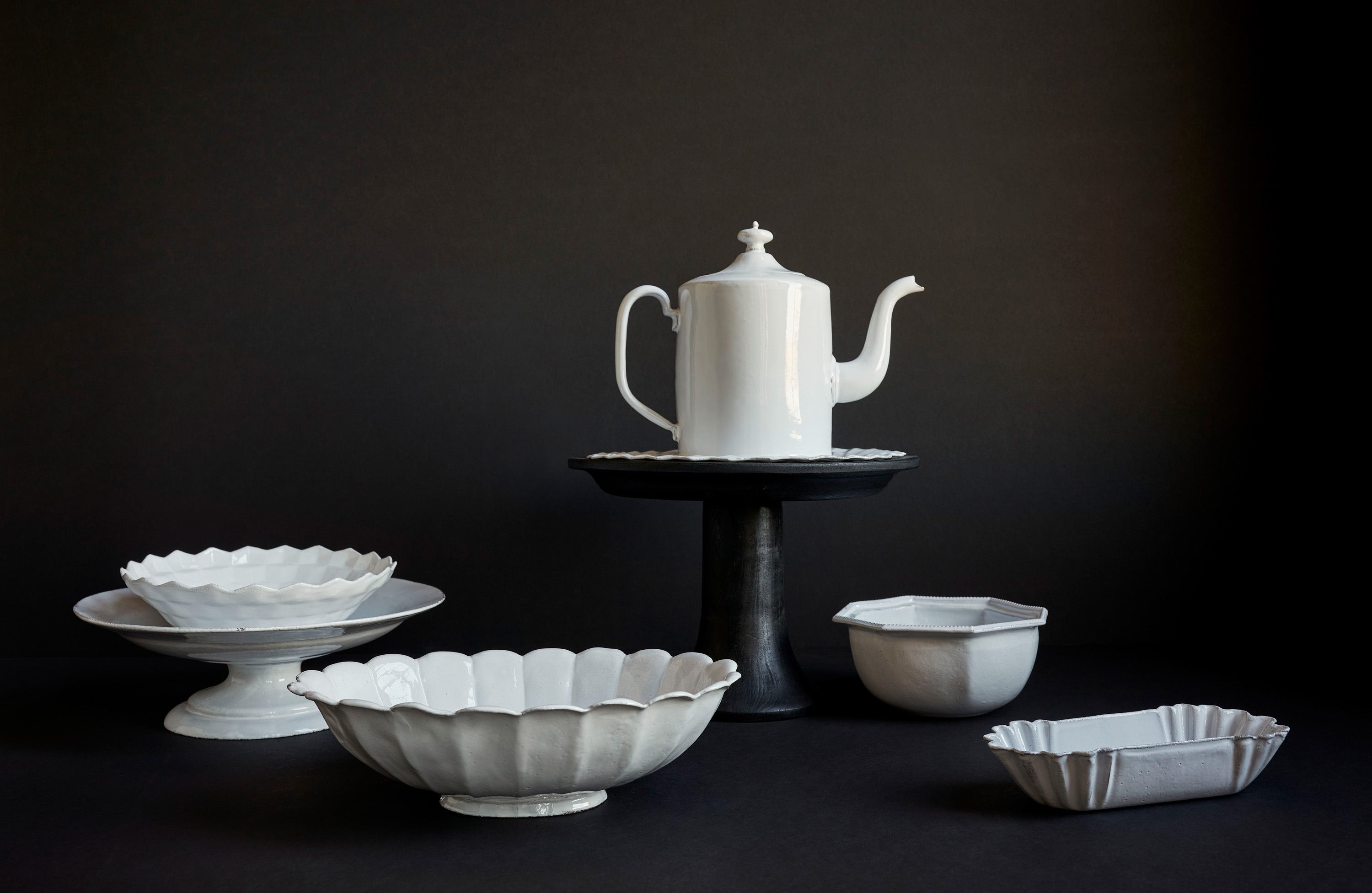 Jayson Home - Astier de Villatte Perles Salad Bowl
