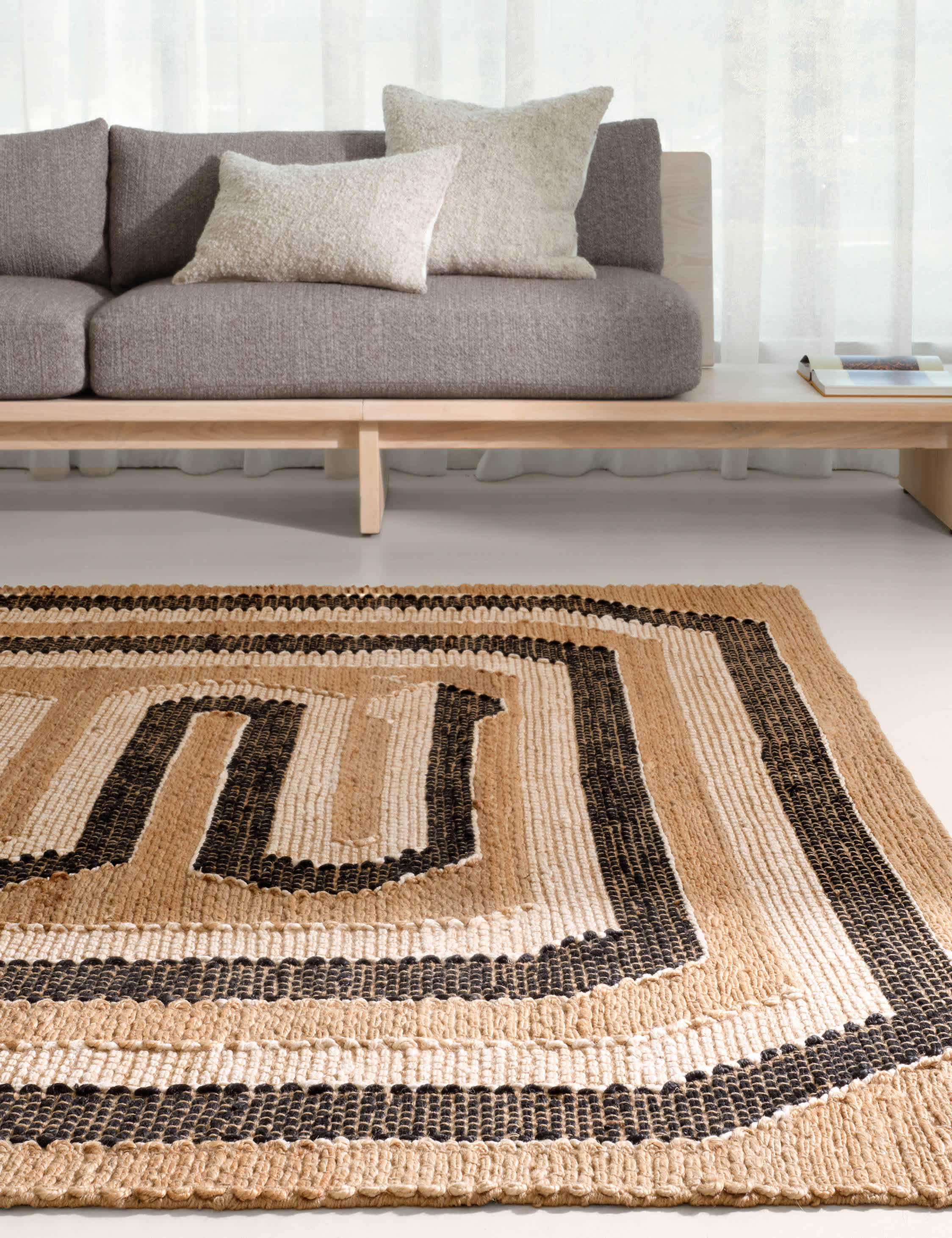 Lulu and Georgia - Bushra Handwoven Jute Rug
