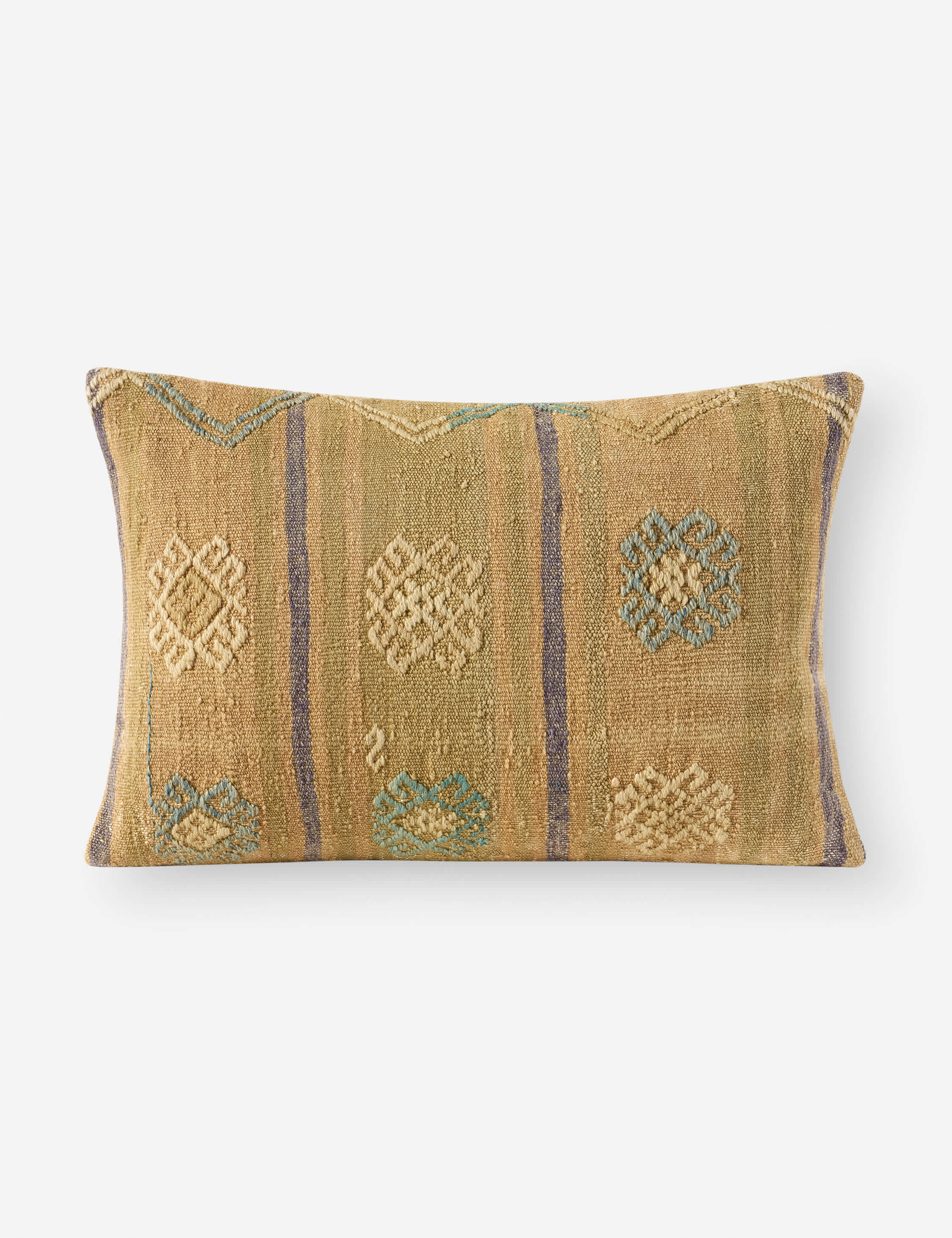 Lulu and Georgia - Vintage Lumbar Pillow No. 319, 16" x 26"