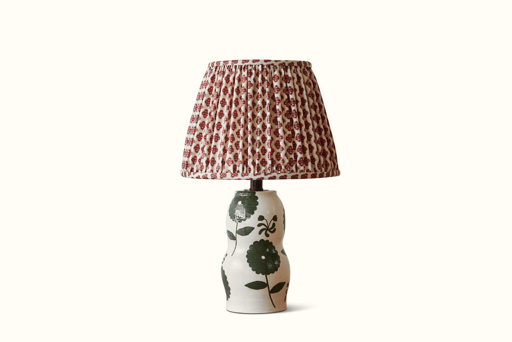 Nicky Kehoe - Green Floral Table Lamp