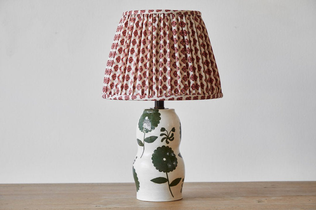 Nicky Kehoe - Green Floral Table Lamp