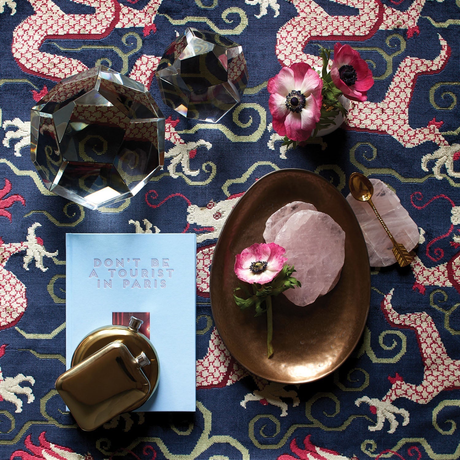 Jayson Home - Rose Quartz Coaster