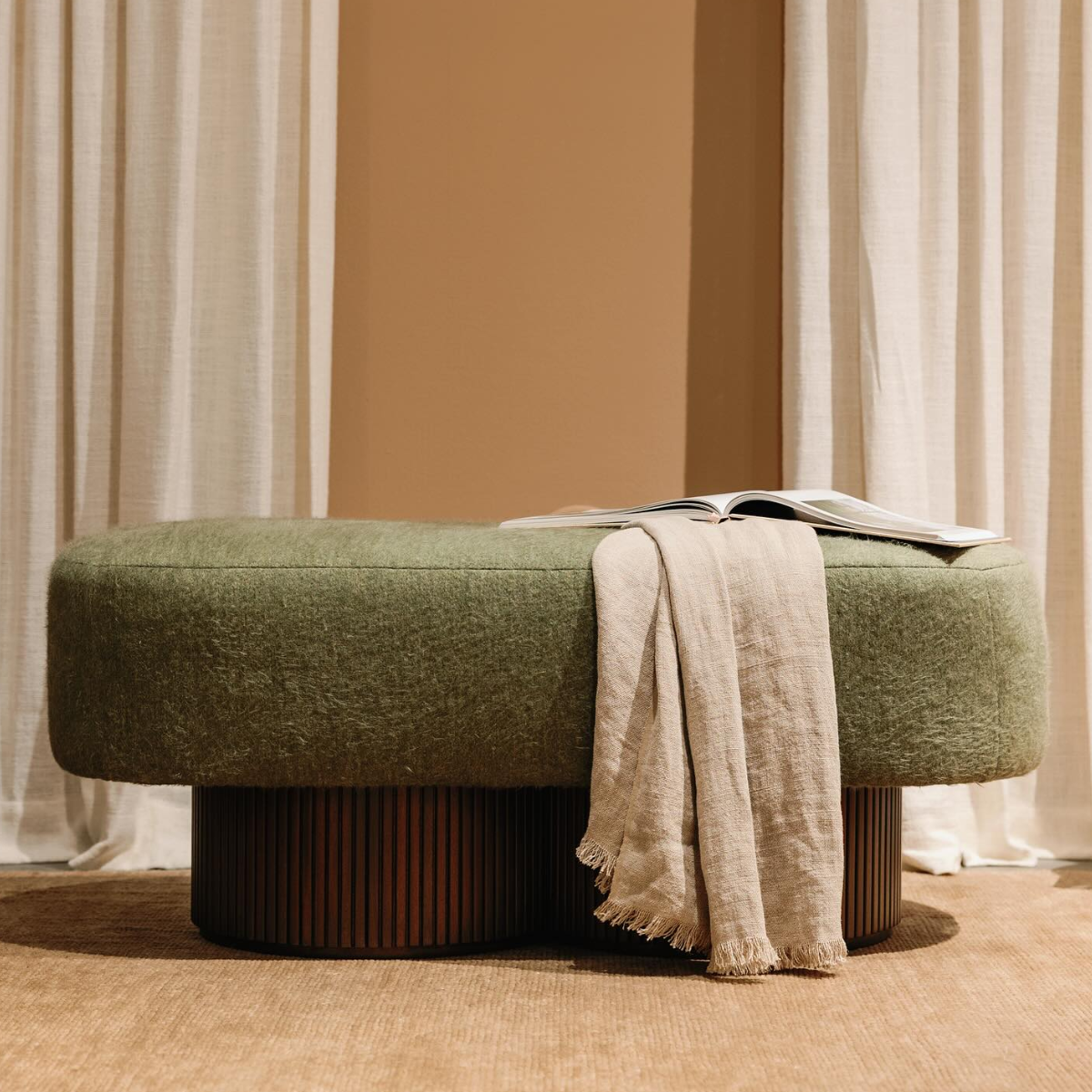 Urban Natural - Kindred Oval Ottoman