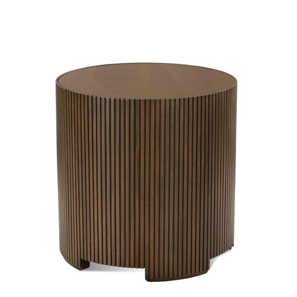 Urban Natural - Kindred Glass Top End Table