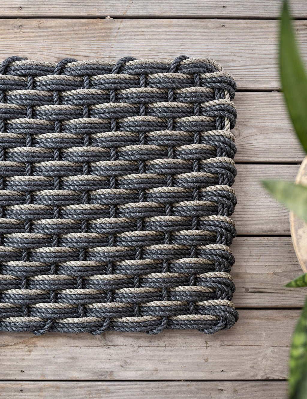 Lulu and Georgia - Two Tone Doormat by The Rope Co.