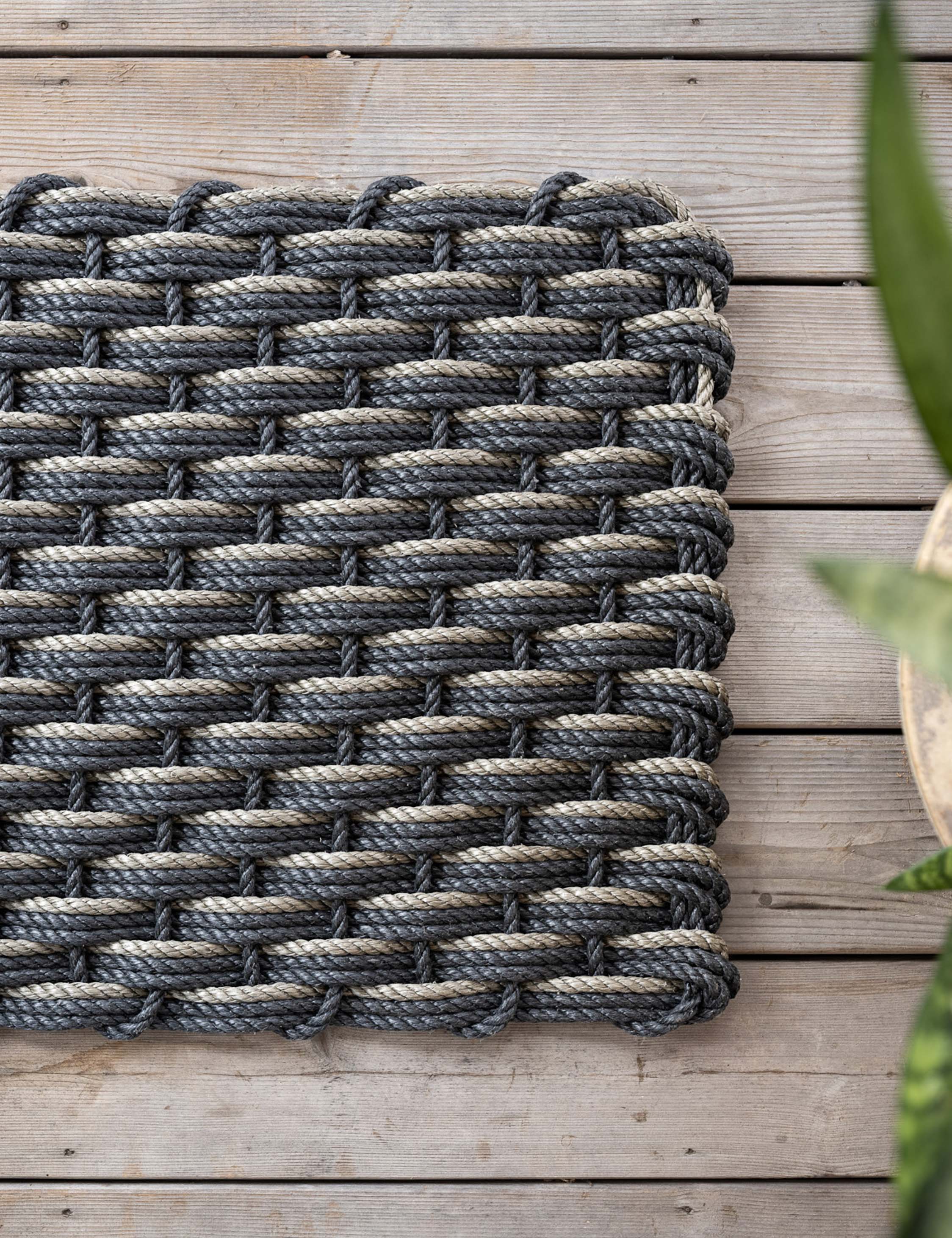 Lulu and Georgia - Two Tone Doormat by The Rope Co.